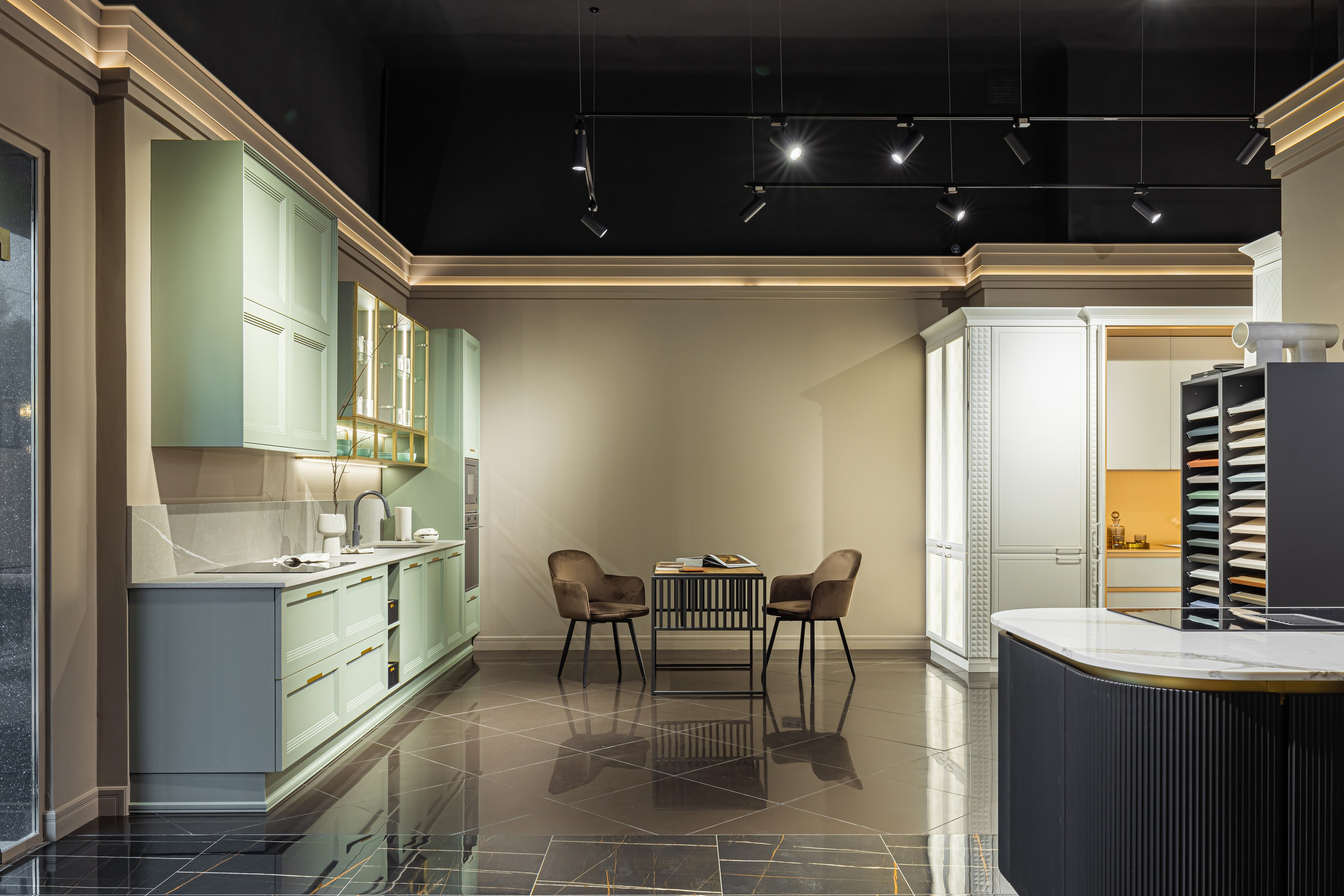 Салон «Рими», г. Москва. Дизайнер/стилист Анна Исупова. Иван Благушин. Интерьерный и архитектурный фотограф в Москве и Санкт-Петербурге