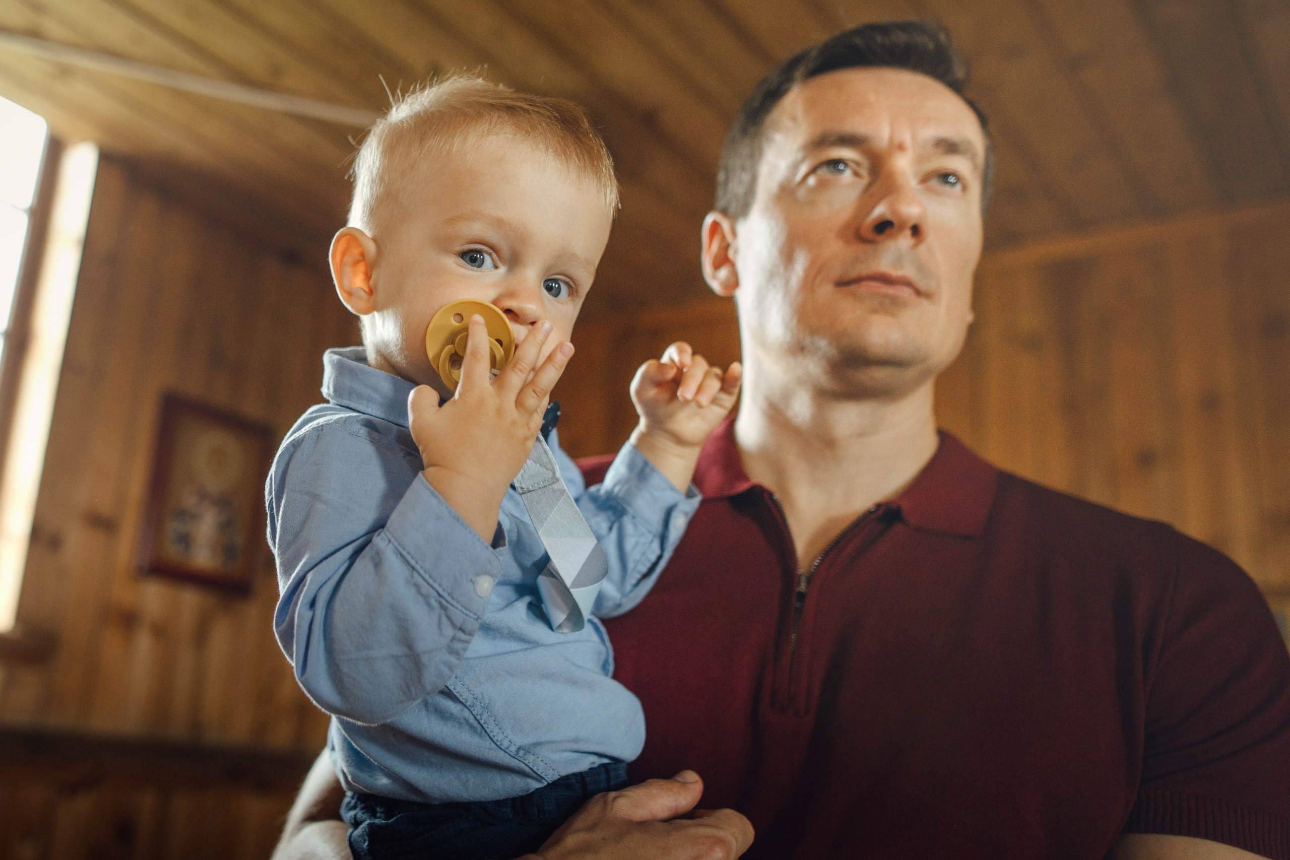 Крещение Тимофея, д. Киевец, храм Святой Троицы, август 2025