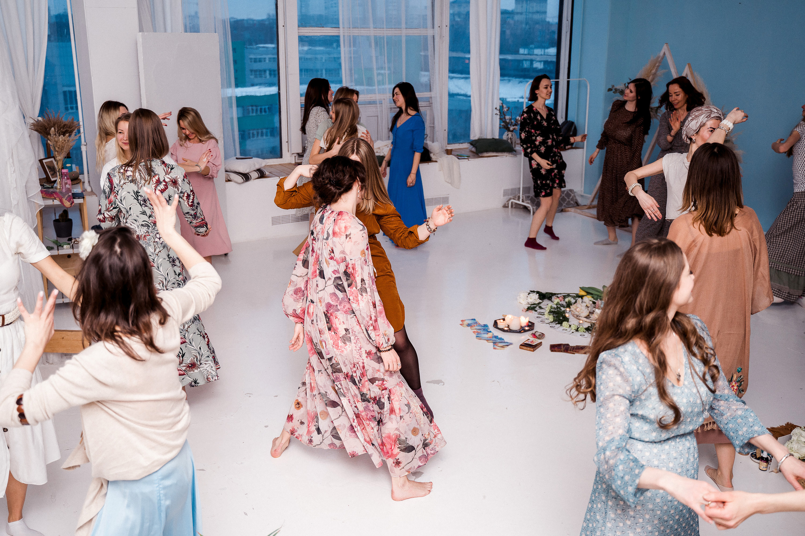 Репортажная съемка мероприятия — женский круг. Бизнес портрет в Москве — фотограф Елена Назаренко
