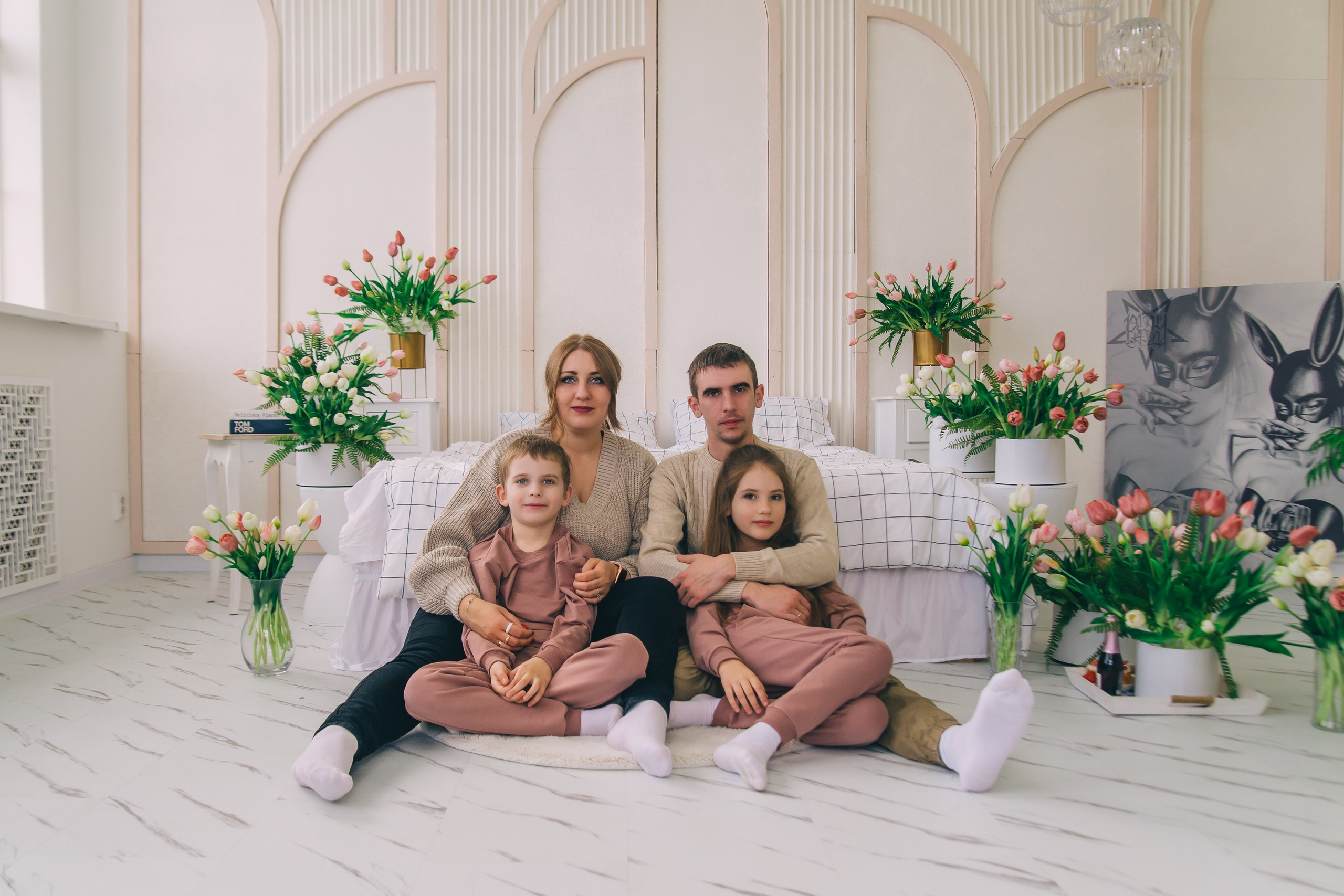 Семья с 2-мя детьми. Семейный, детский фотограф в Минске Вероника Гапоненко