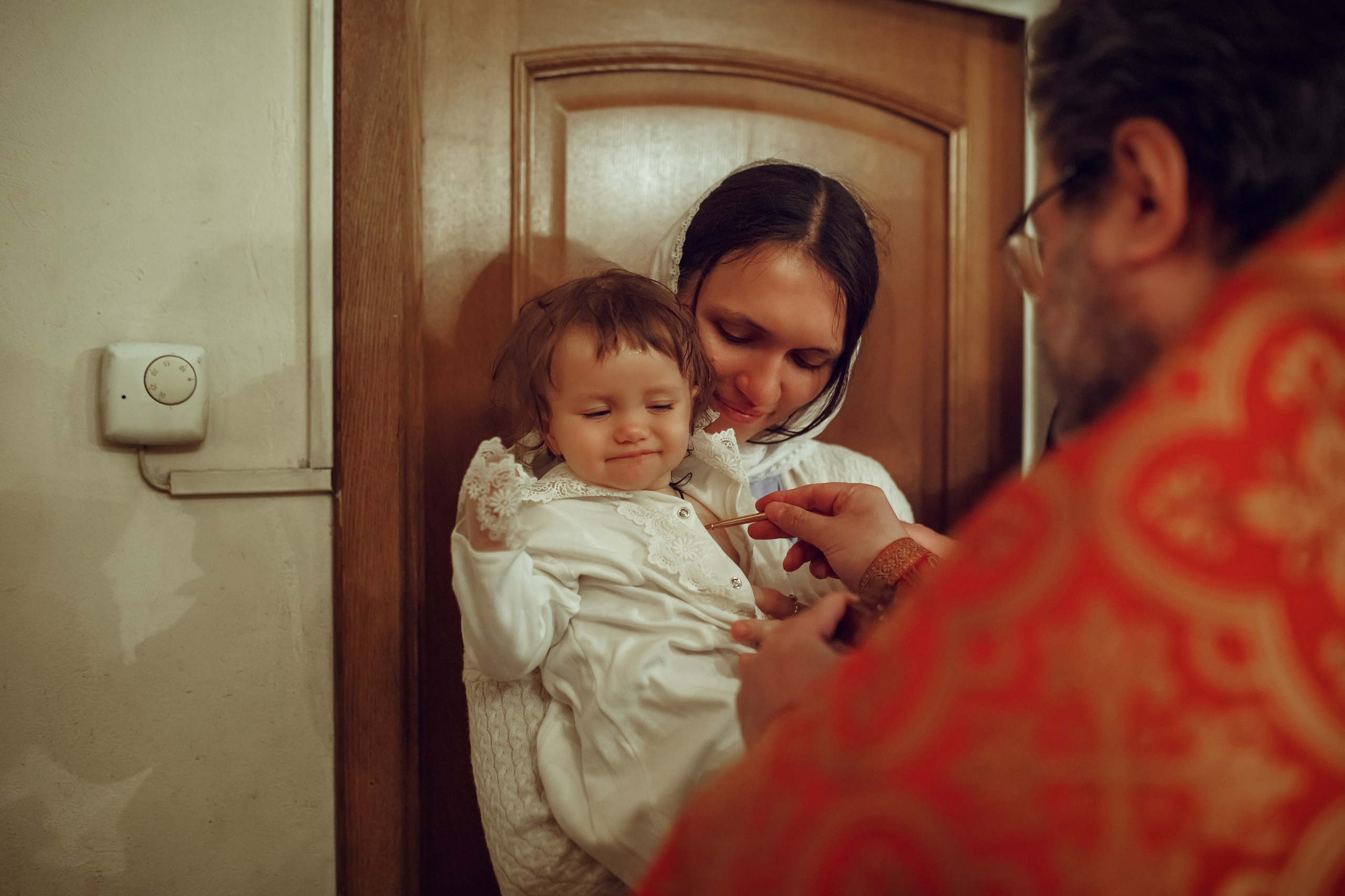 Крещение Даши. Фотограф на Крещение, семейный фотограф в Москве