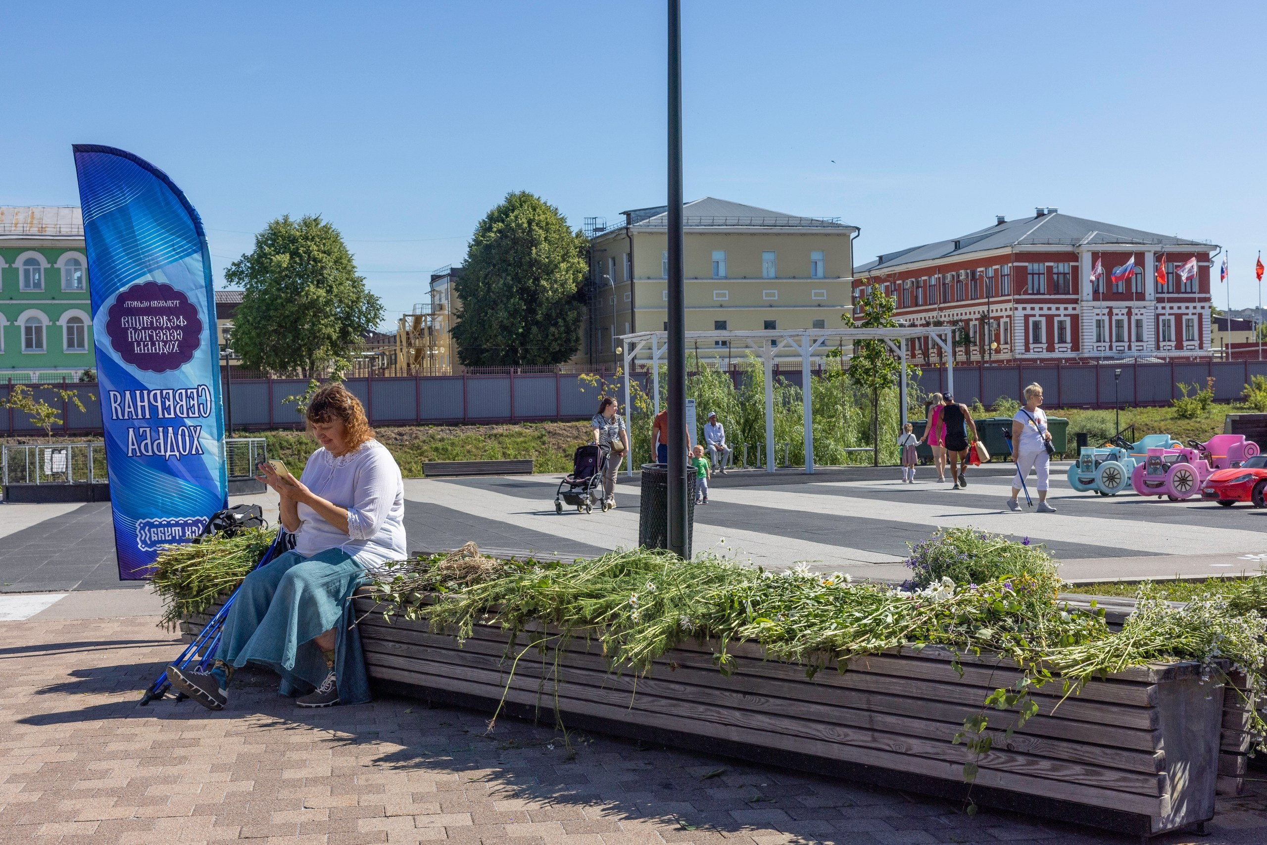 Фестиваль «Ромашковый хоровод». Северная ходьба. Фотограф в Туле Крупский АнДРей. Фотостудия «КАДР71» в Туле