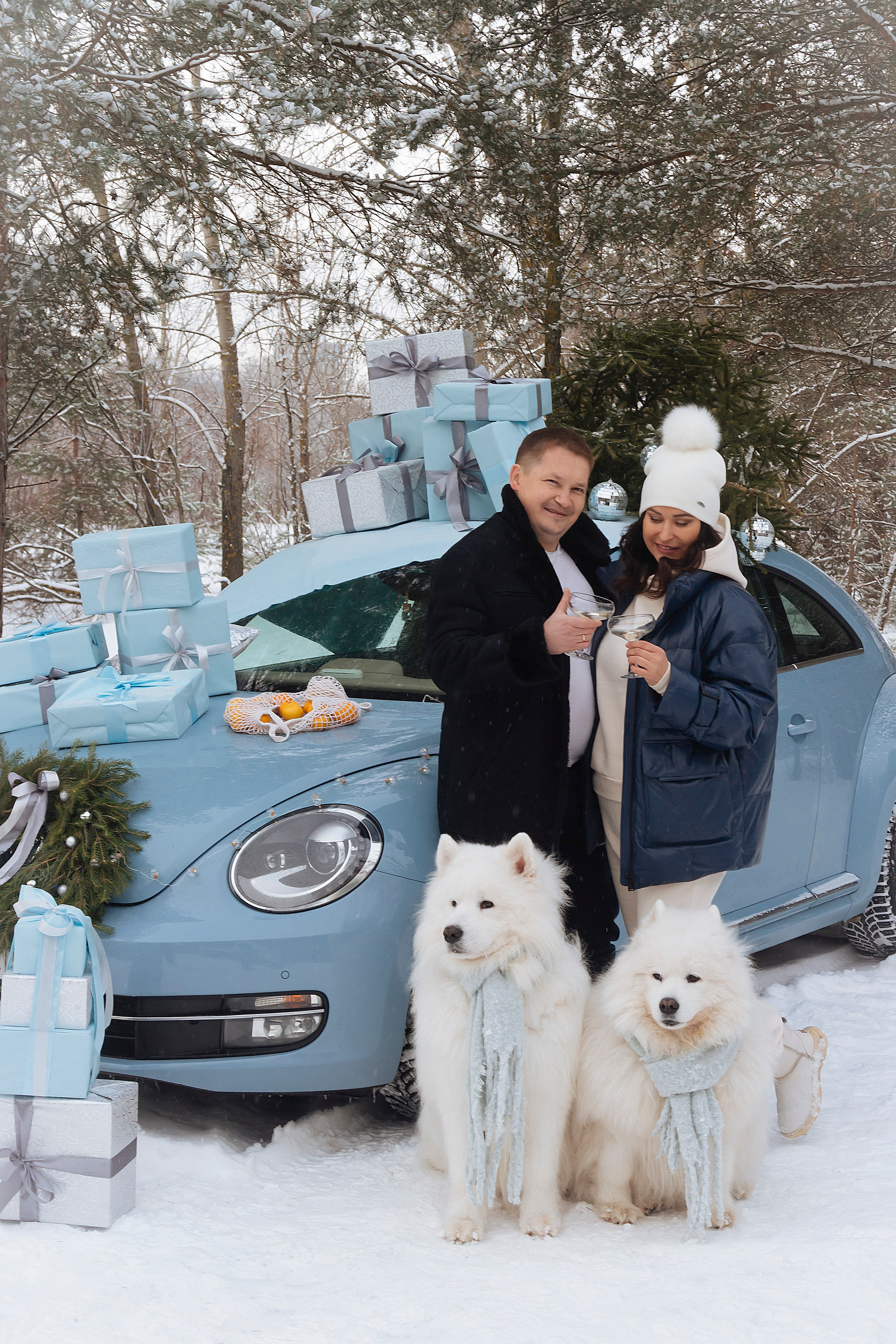 Новогодний голубой жук. Фотограф Ольга Бобб Нижний Новгород