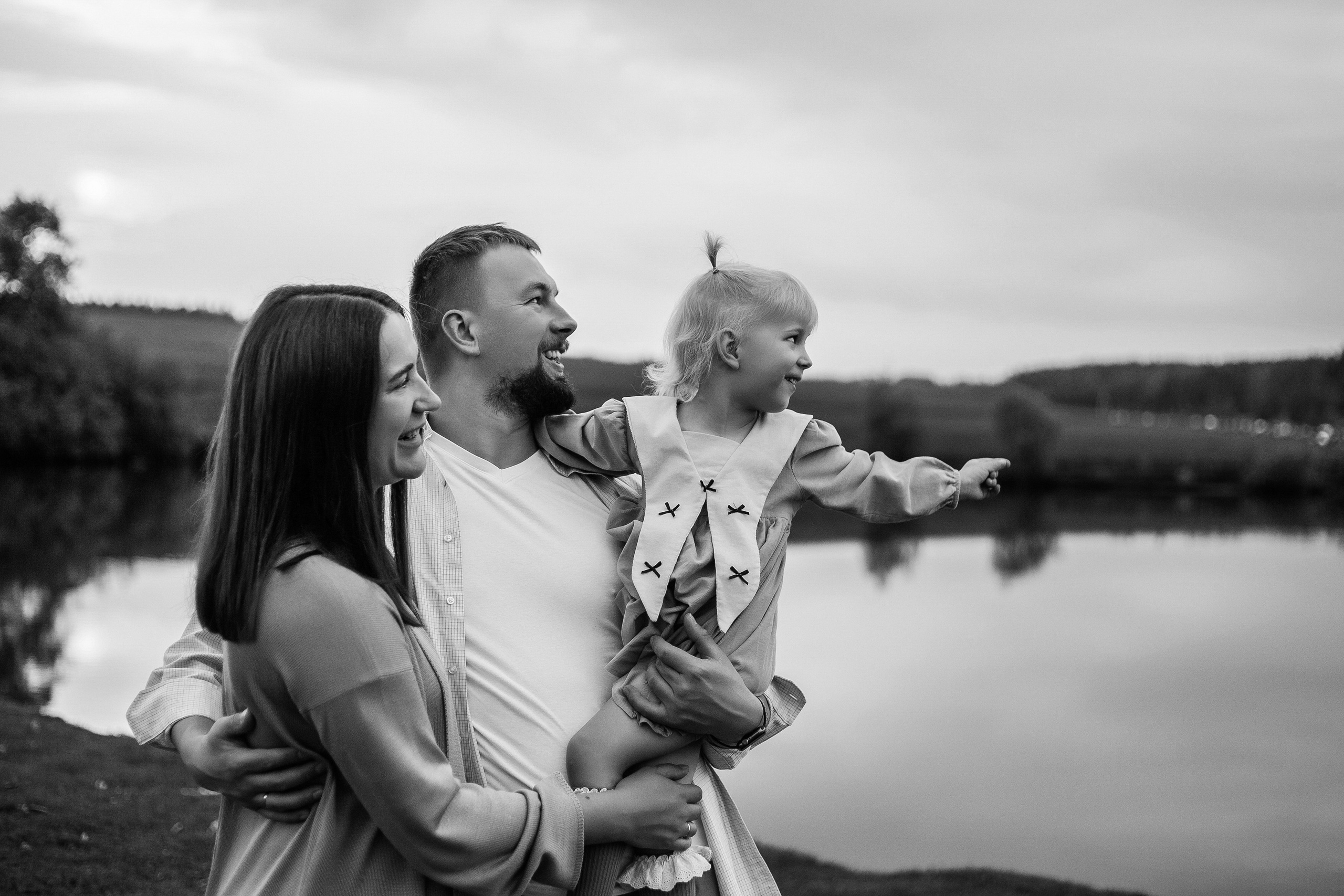 Дмитрий, Ольга и Верочка. Портретный, семейный, свадебный фотограф в Брянске Маргарита Василькова