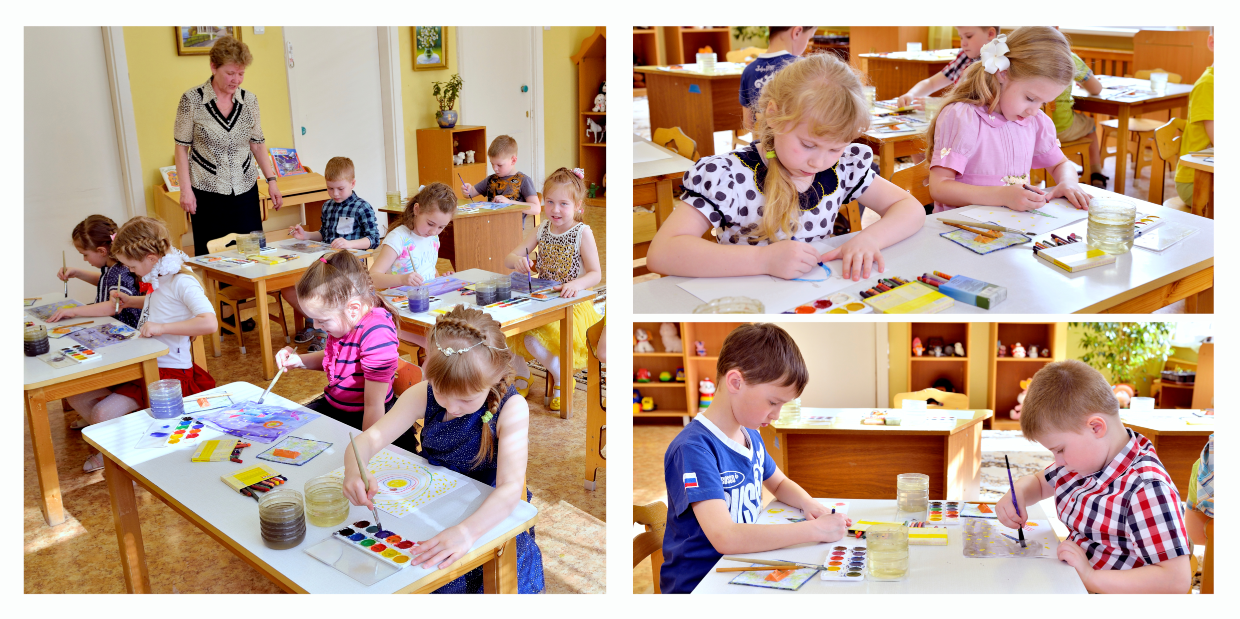 Занятия в группе. Фотограф в Ярославле Наталья Романова. Выпускные альбомы для детского сада, начальной и средней школы