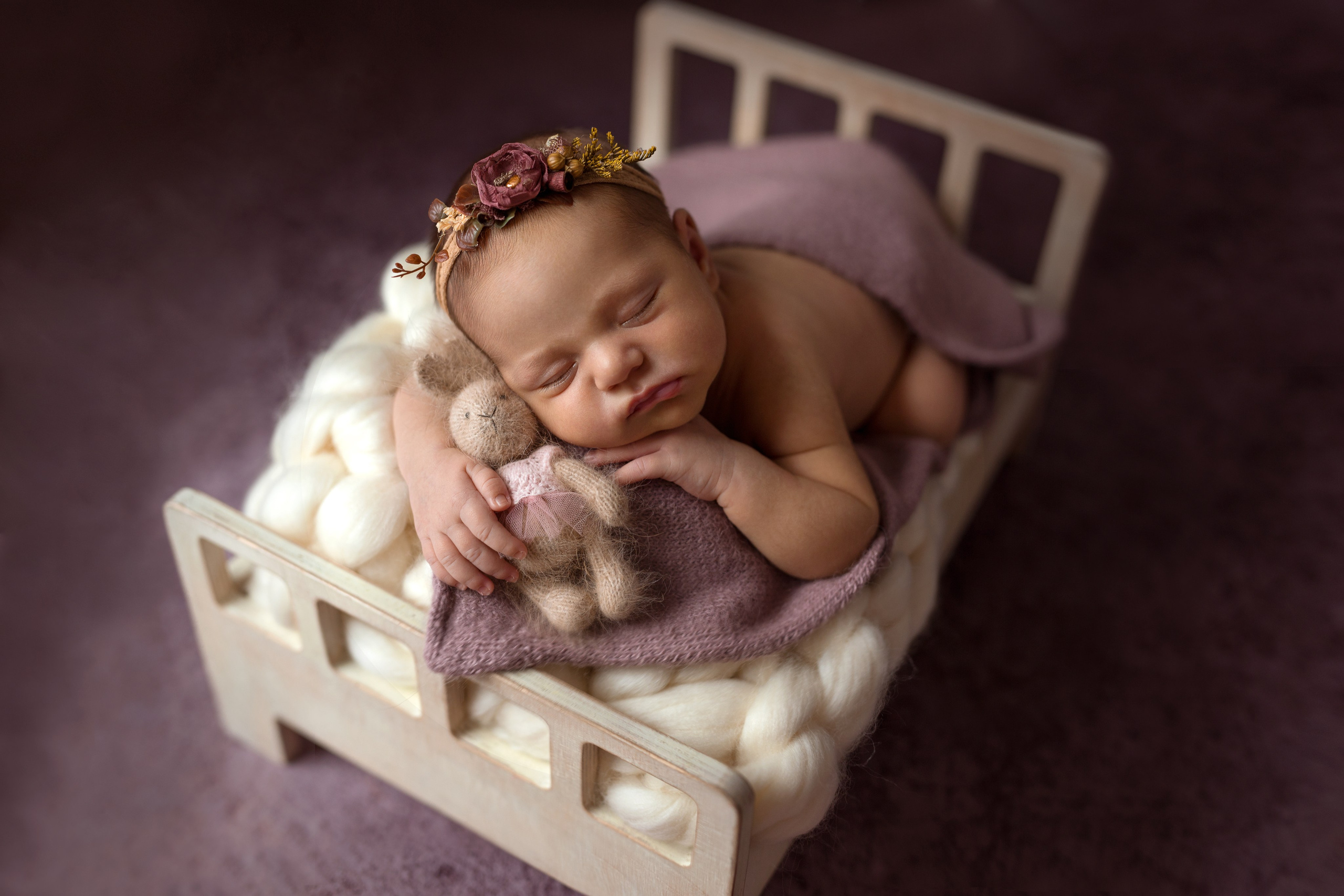Newborn ДЕВОЧКИ. Фотограф новорожденных в Новосибирске