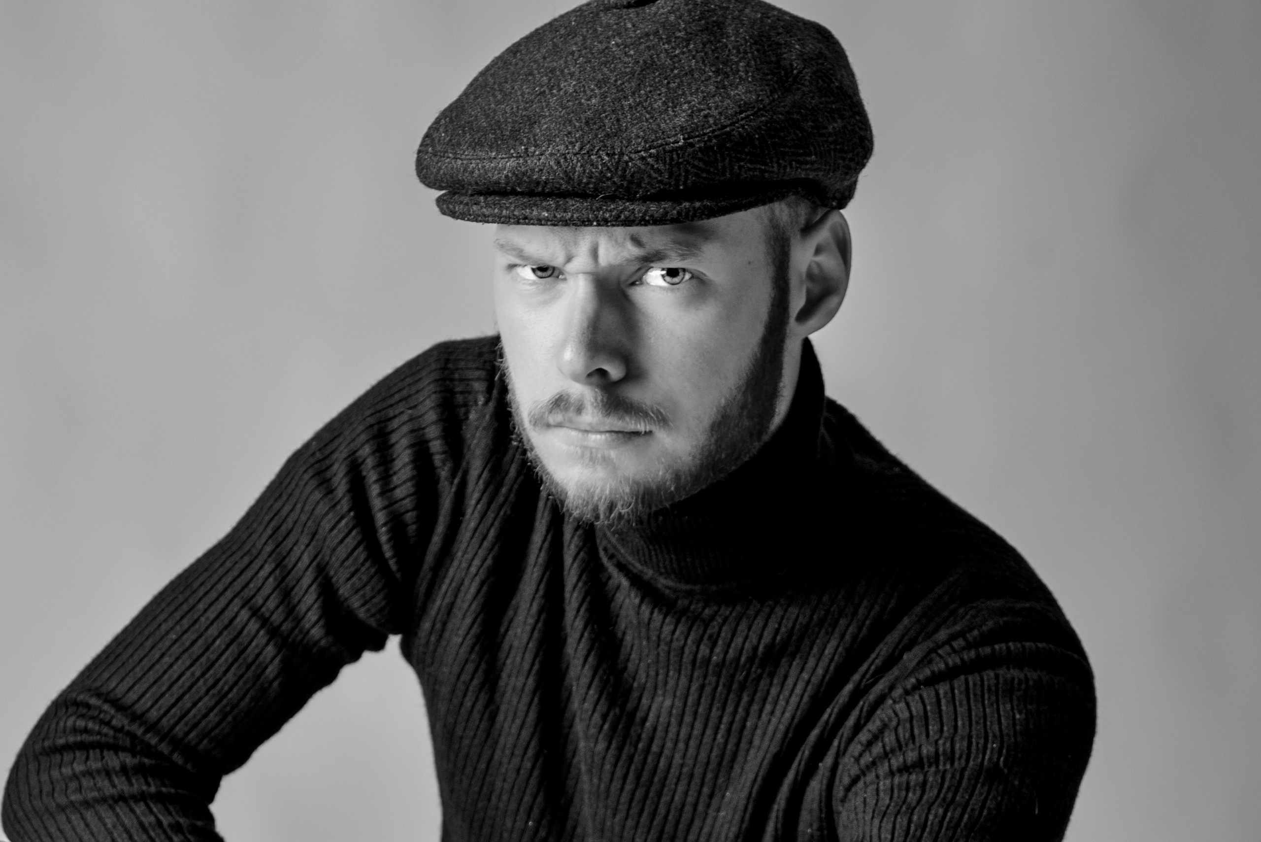 Фотосессия мужского портрета в студии Мужской портрет. Портретный фотограф Александр Журов в Кинеле, Самаре и Самарской области