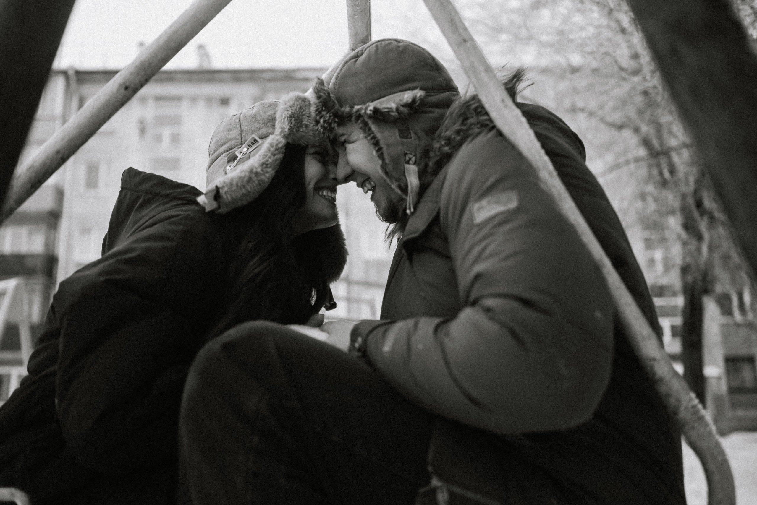 Катя и Саша. Морозное LoveStory. Фотограф Красноярск Базуев Марк