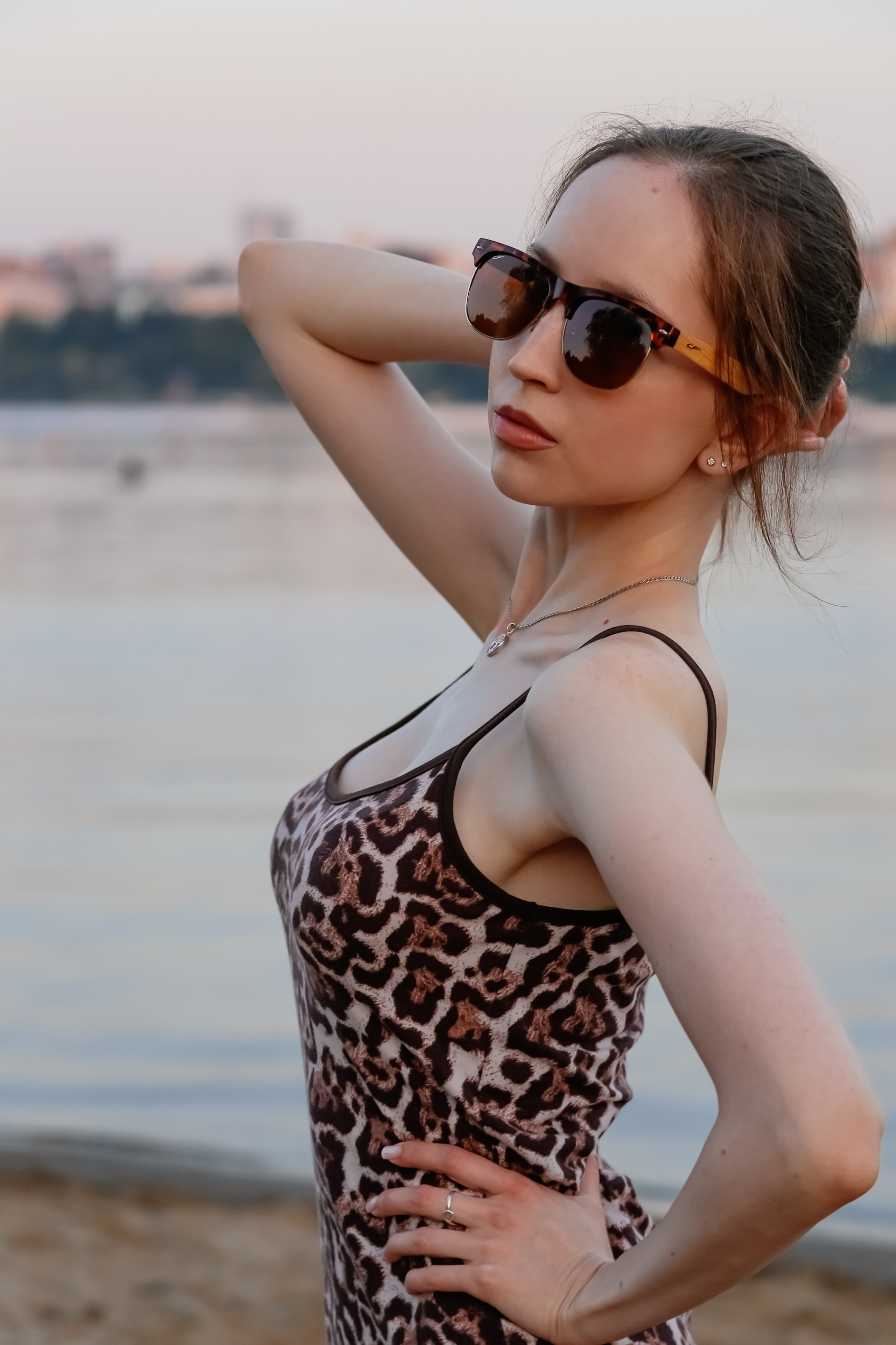 Алина на пляже. Фотограф Пермь. Фотосессия в фотостудии Перми и на свежем воздухе