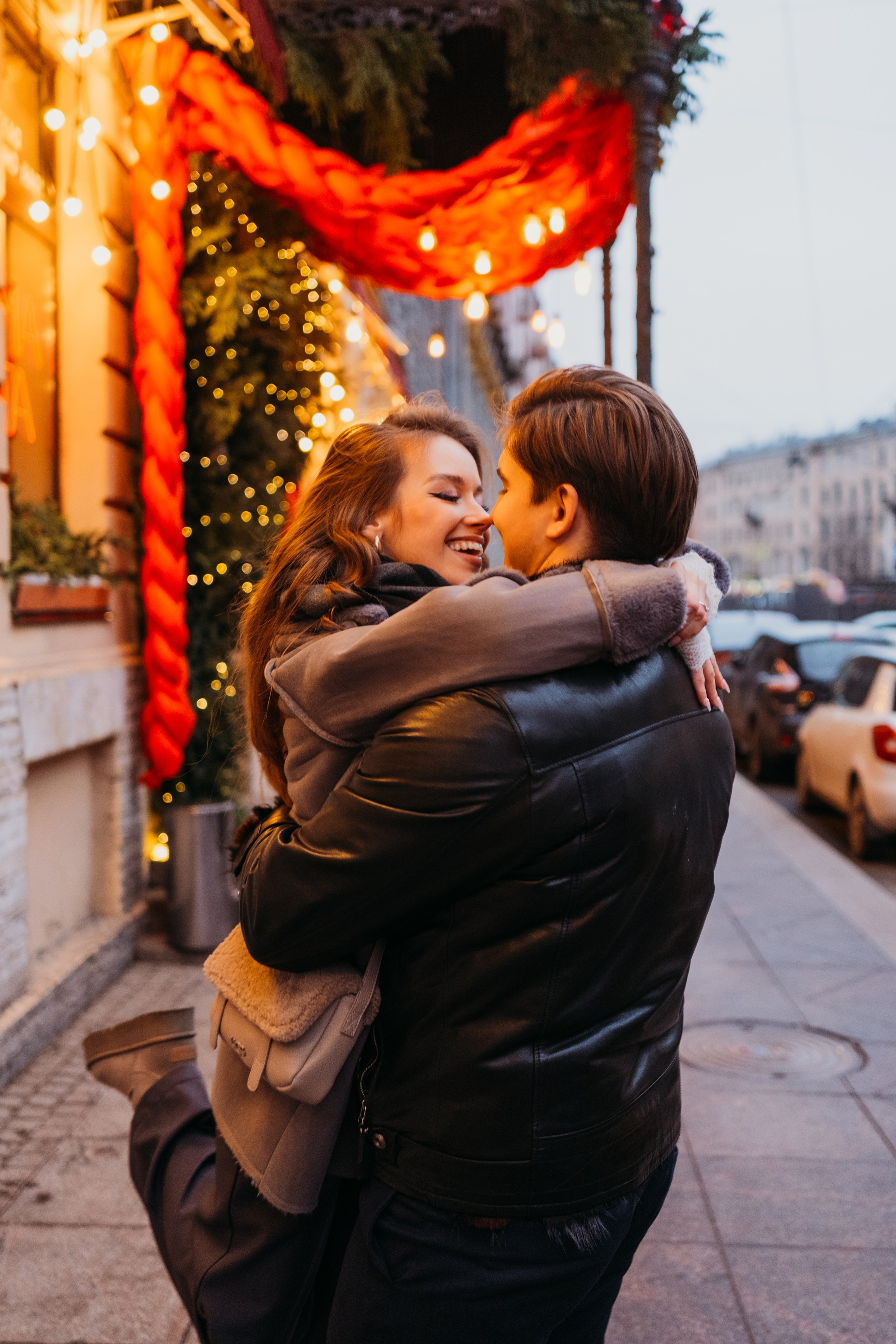 Аня и Даня: новогодняя прогулка. Семейный и детский фотограф в Санкт-Петербурге