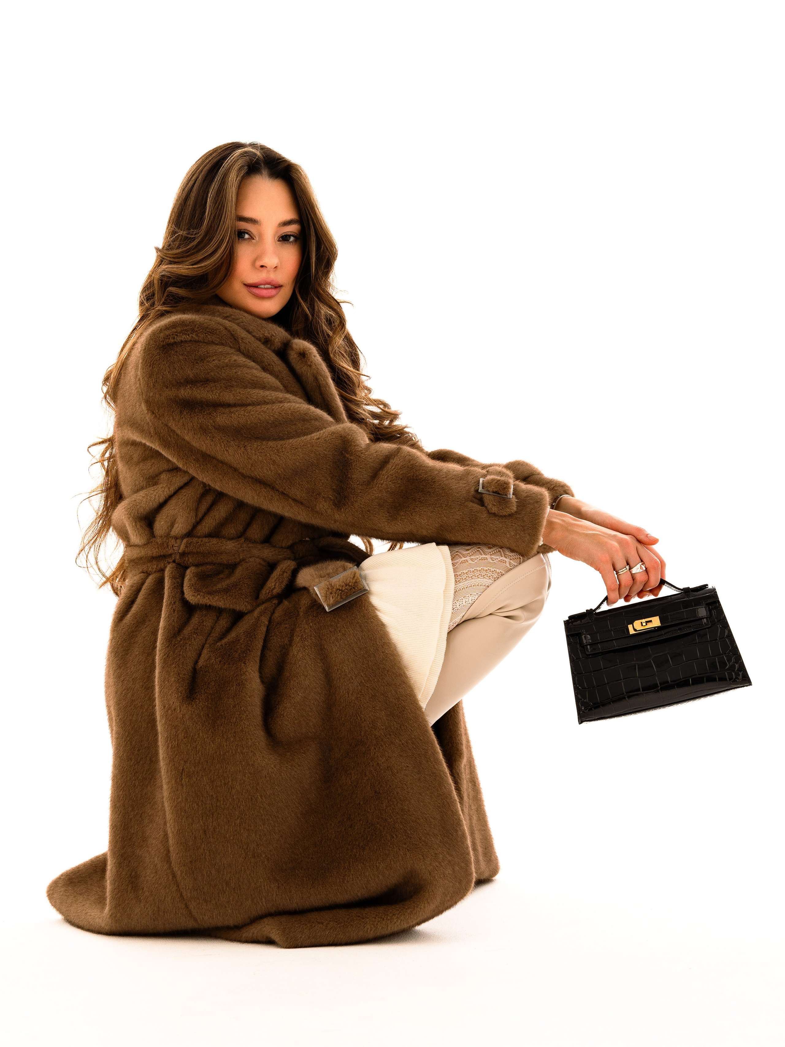 Новогодняя фотосессия бренда шуб. Портретный фотограф Москва Белогорцев Сергей