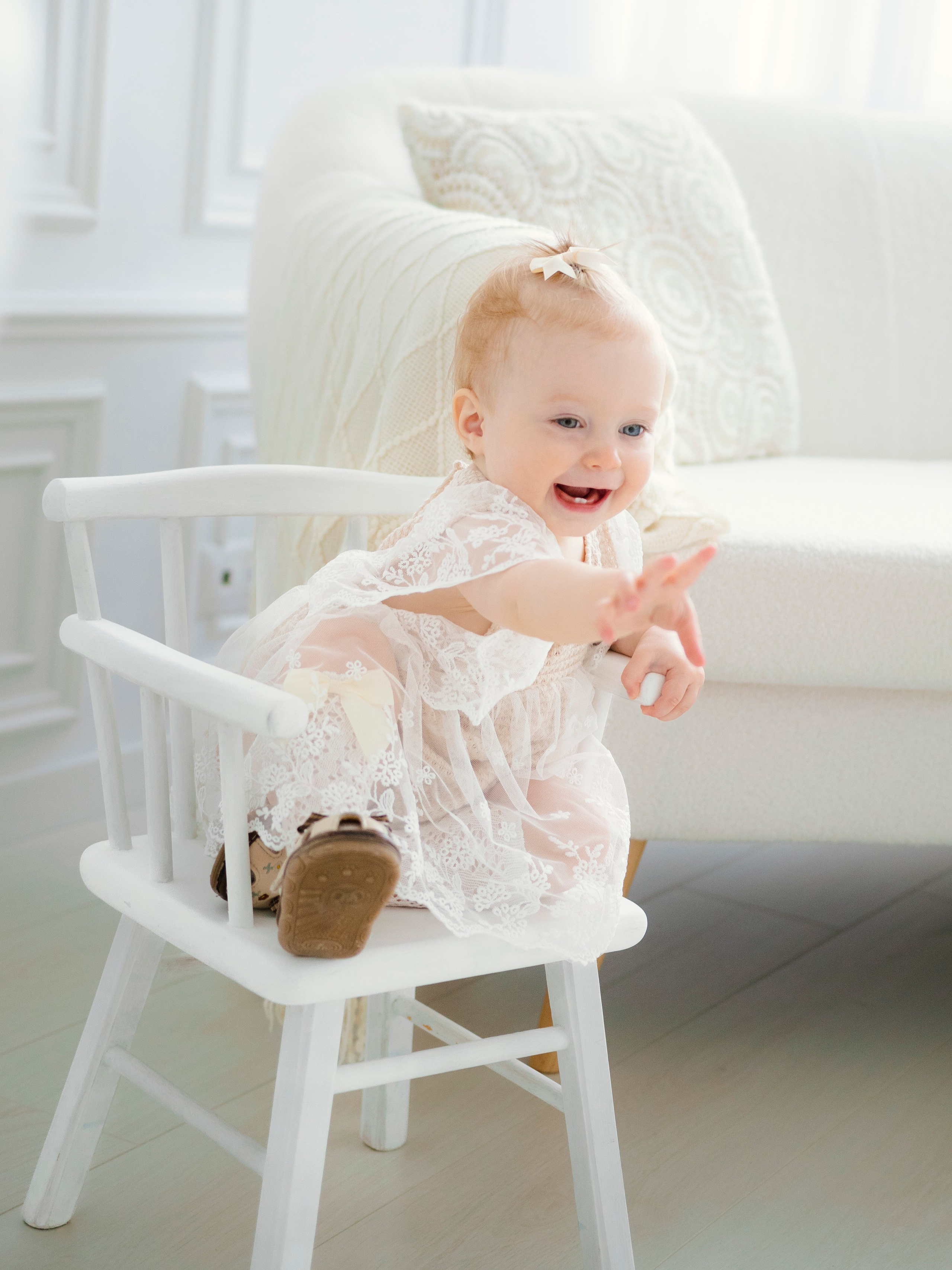 Vasilisa is 1 year old. Портретный фотограф Москва Белогорцев Сергей