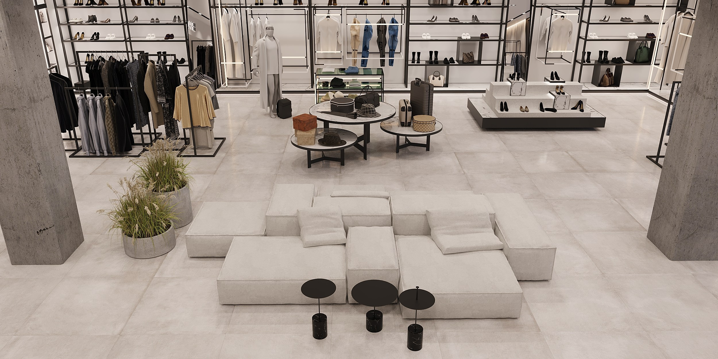 Обувной магазин Paolo Conte ТРЦ Афимолл Сити. Студия дизайна интерьера в Москве Калараш Александр