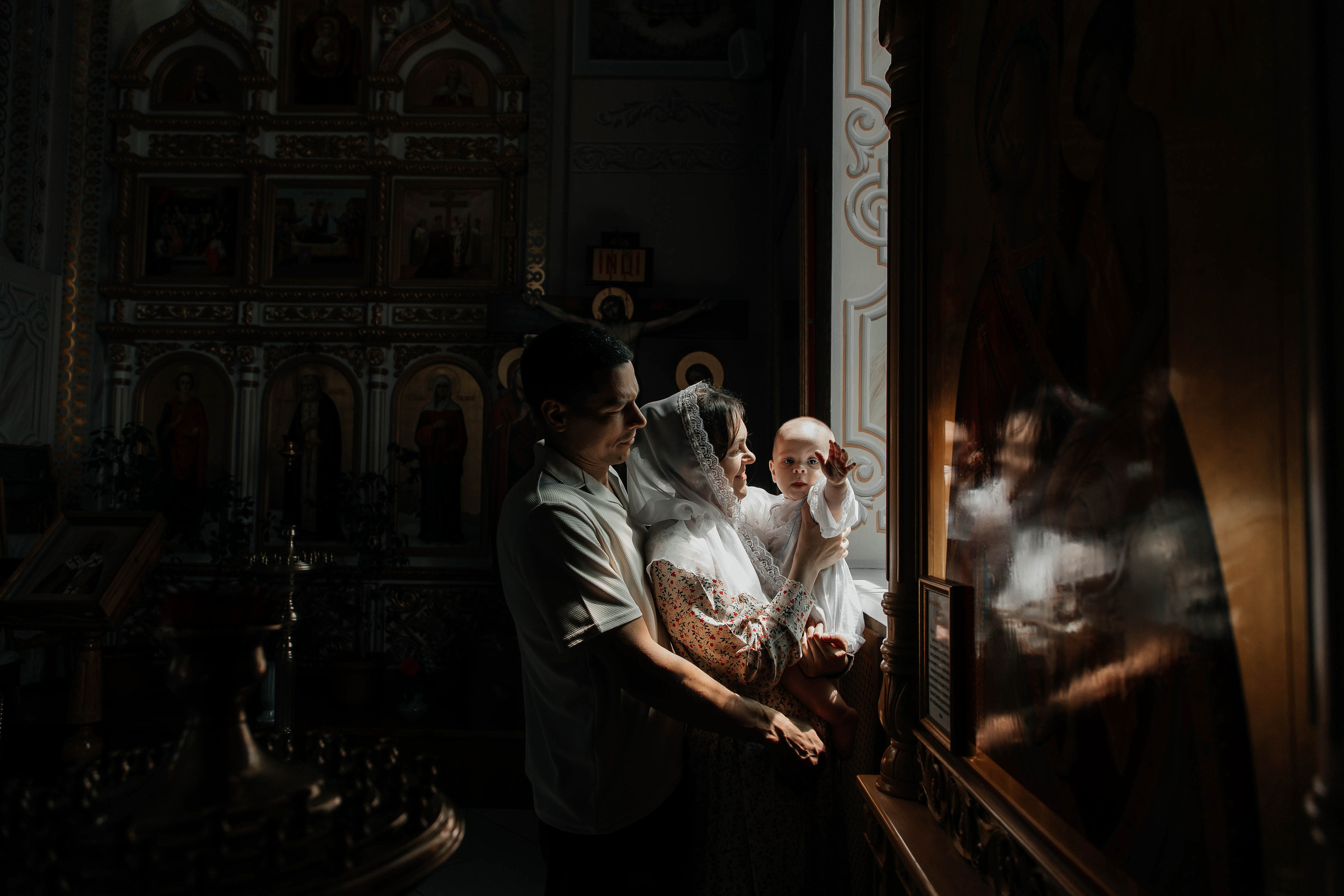 Таинство крещения Димочки. Фотограф в городе Сальск