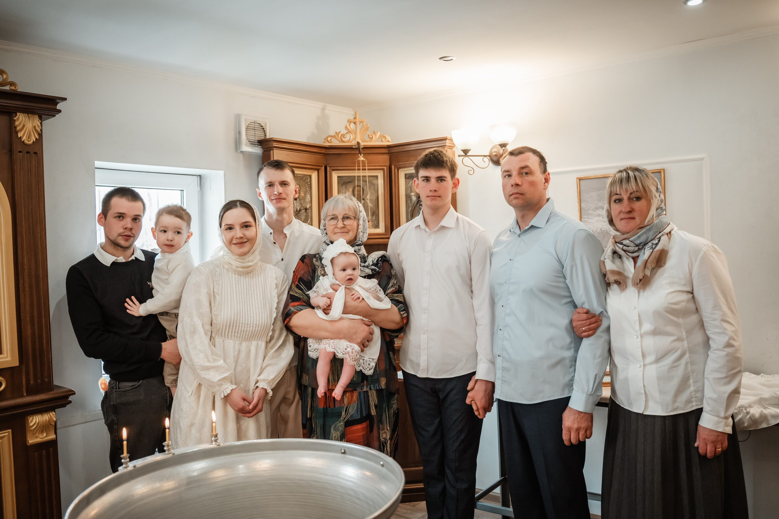 Крещение Марии в храме Дмитрия Солунского. Фотограф на Крещение Тула и Венчание в Туле, детский и семейный фотограф