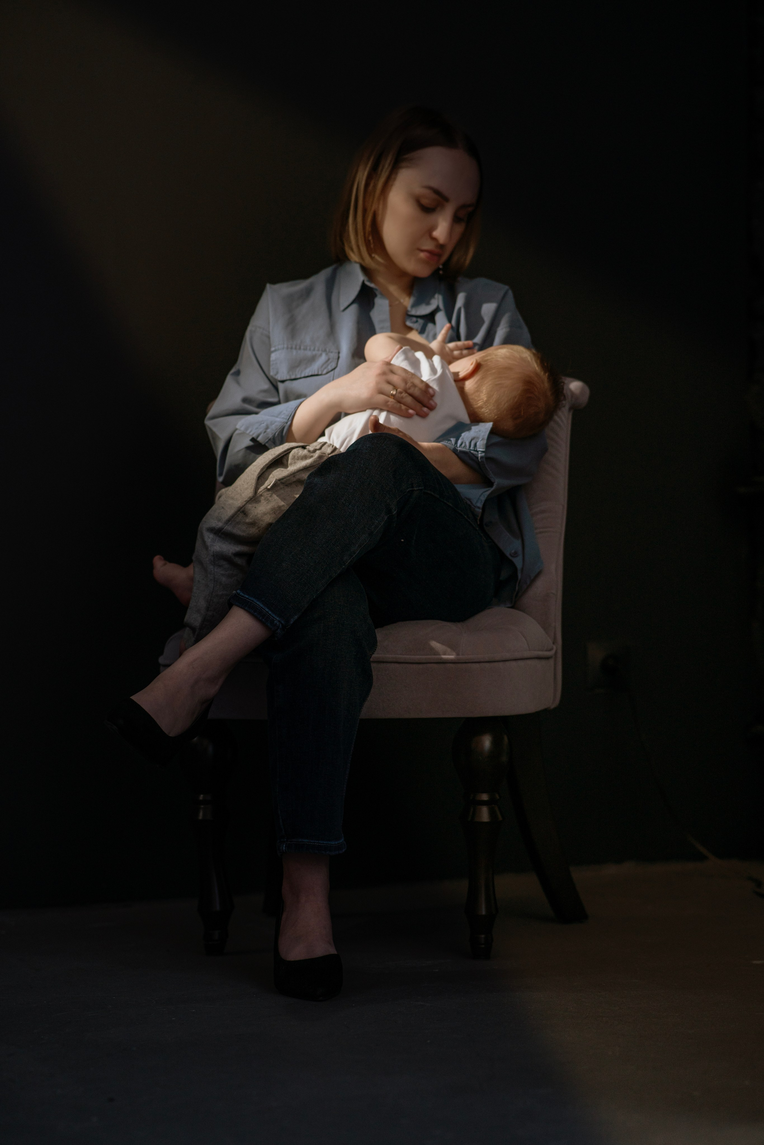 Семейная съемка в студии фотографа. Семейный фотограф в Омске Александра Яровикова