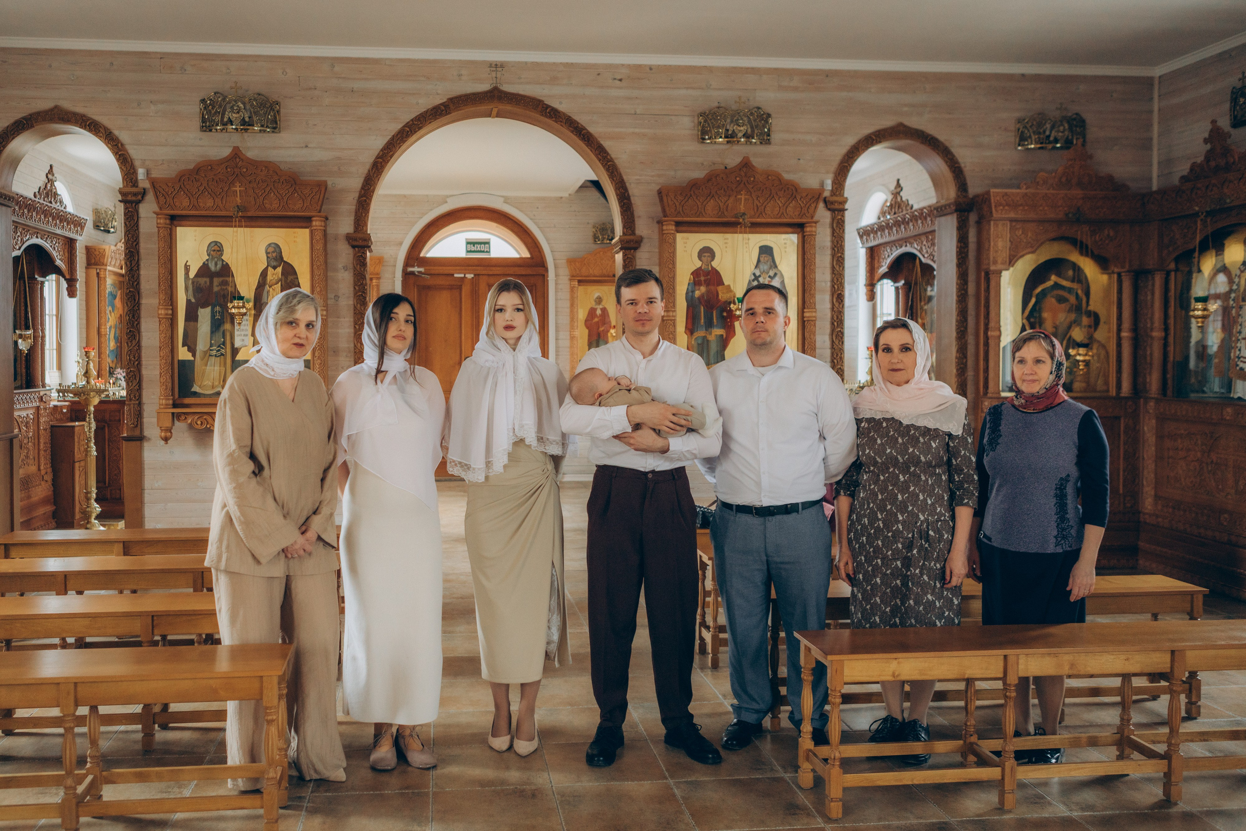 Крещение Льва. Семейный фотограф и фотограф на роды в Ростове-на-Дону Мухина Виктория