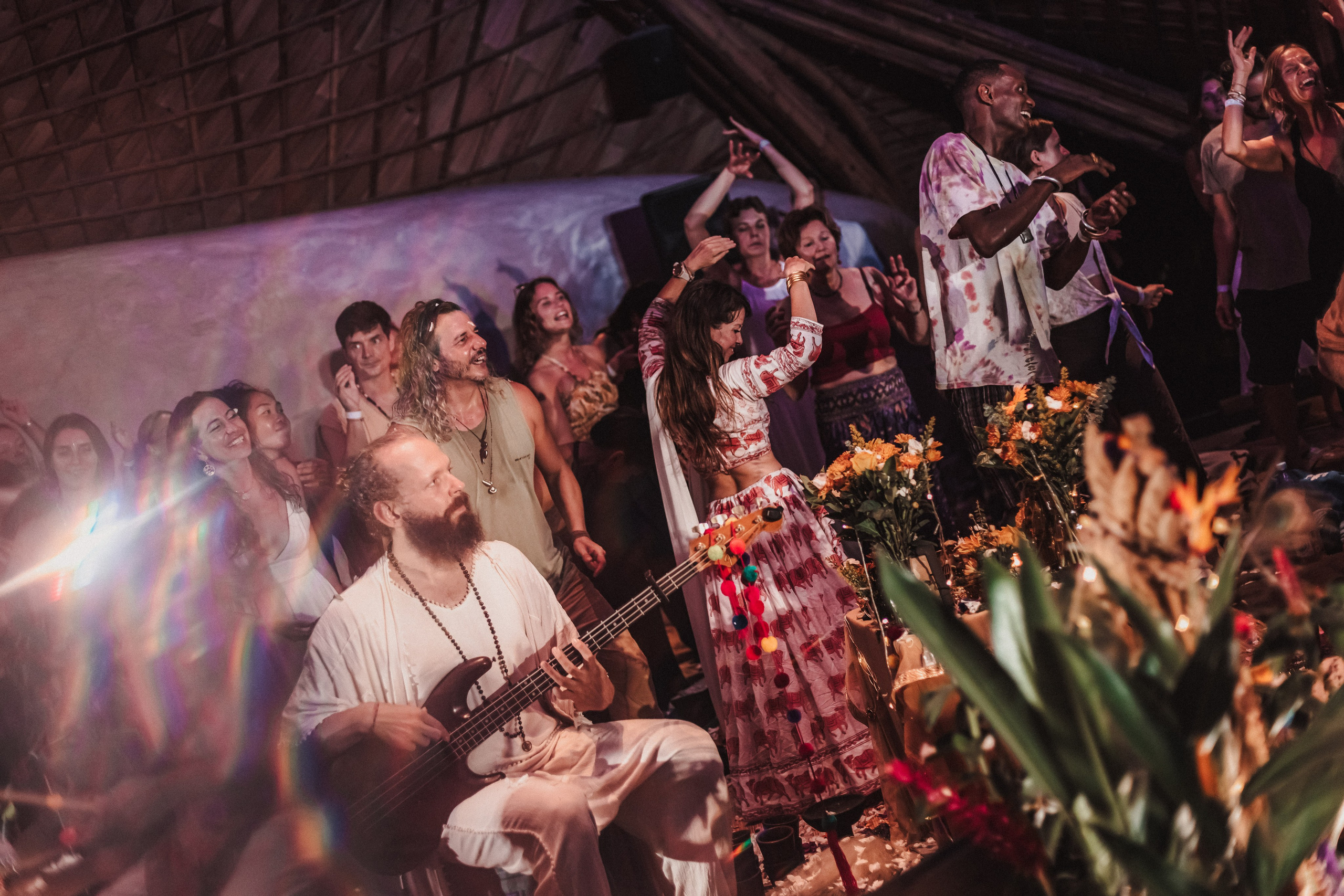 Hanuman Project kirtan at Alchemy march. Mariam Bagdasaryan