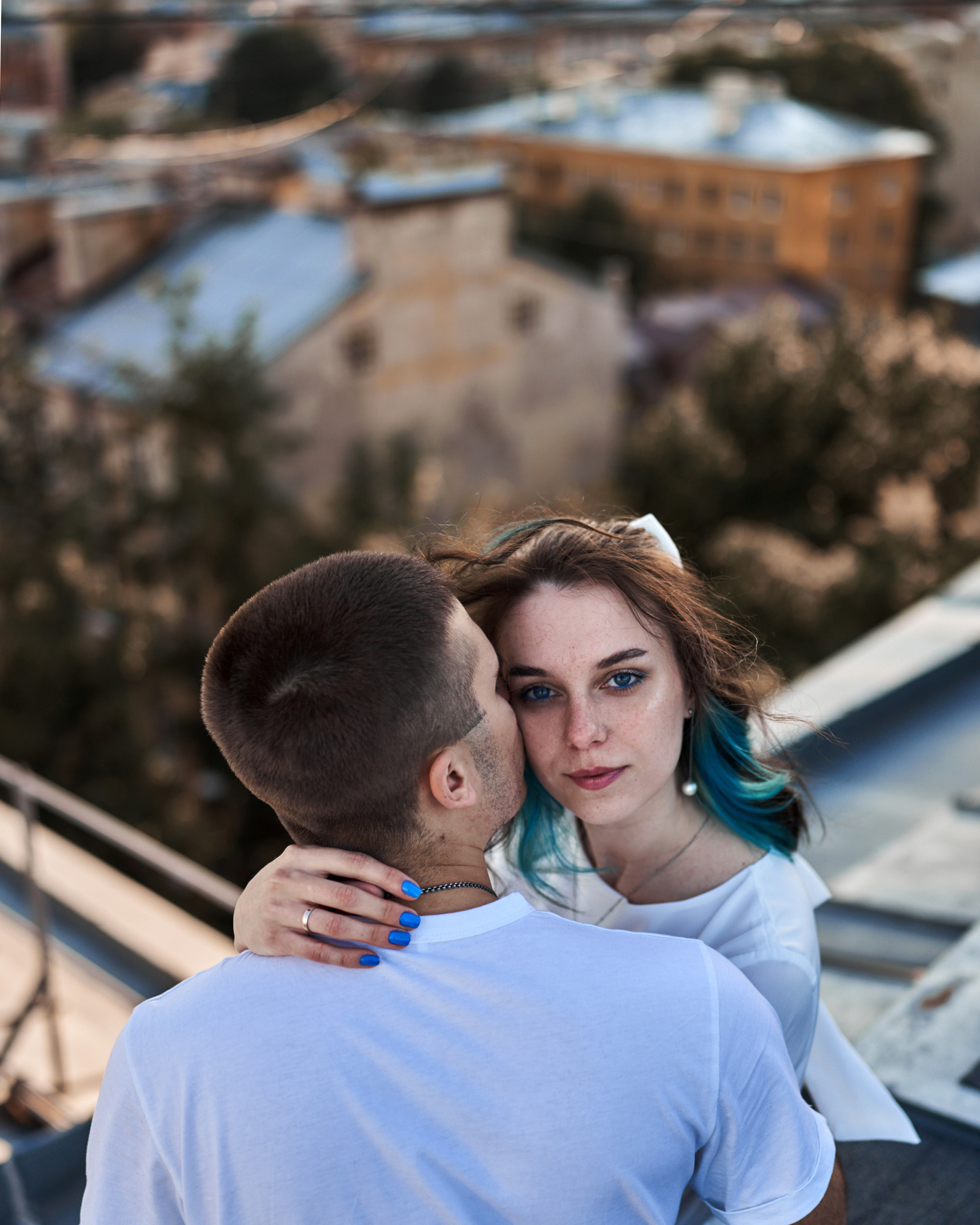 Любовь на крыше. Лилия Павлова фотограф в Санкт-Петербурге Питер СПб Фотопрогулки Спб lilyincity