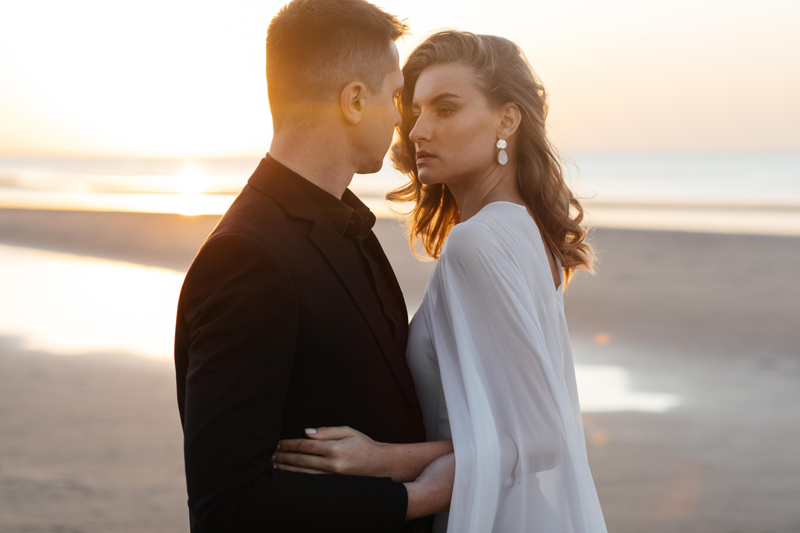 На берегу моря. Свадебный фотограф в Москве Топтыгин Иван