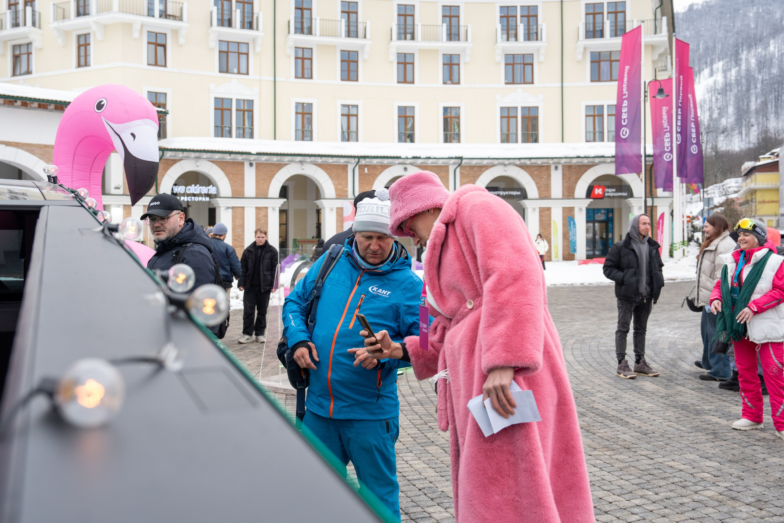 Сбер-маркетинг в Сочи и Красной Поляне. Репортажный фотограф в Красной Поляне и Сочи Павлюченко Екатерина