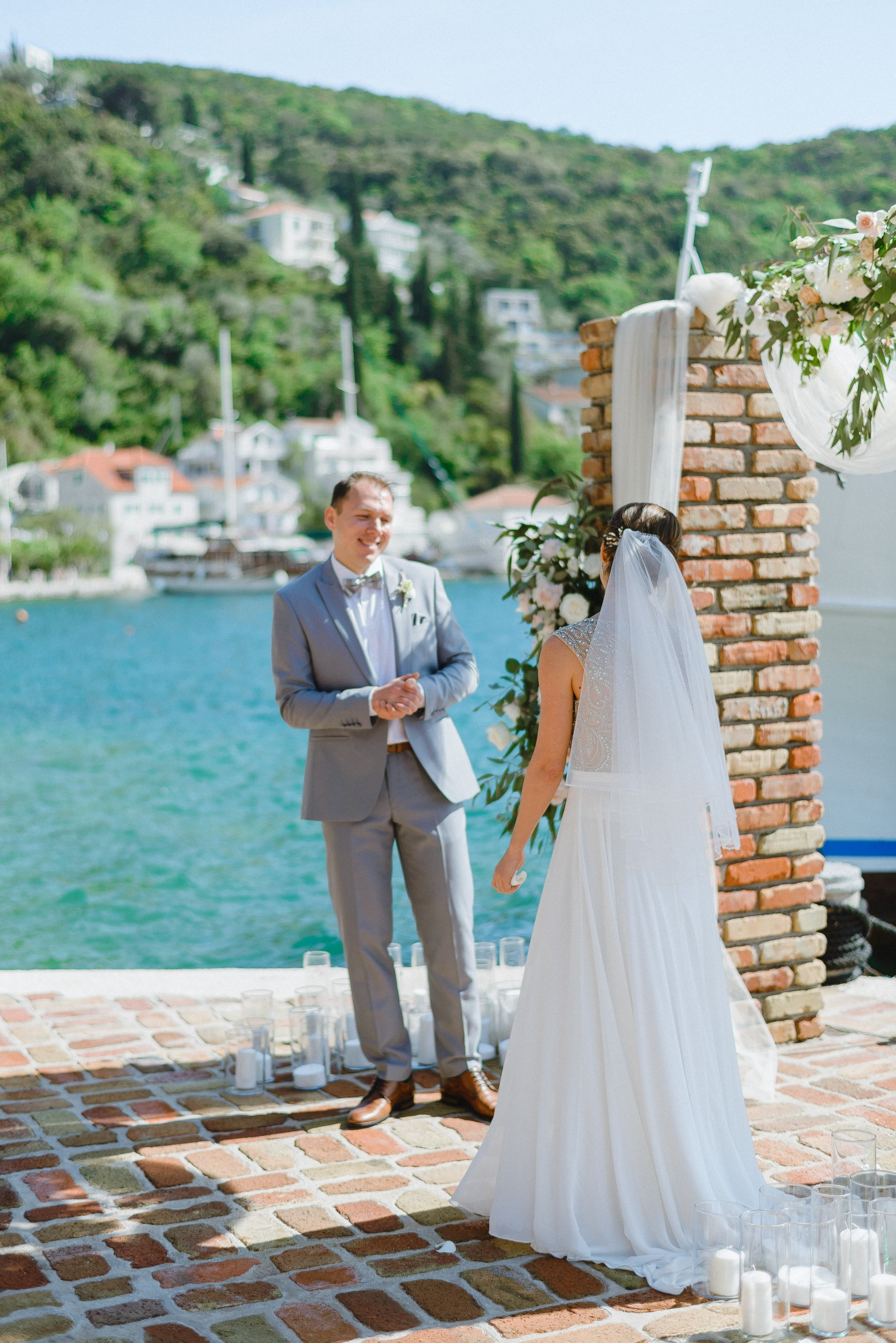 Свадебная церемония в Черногории. Изящная фотография | Ксения Милушкина