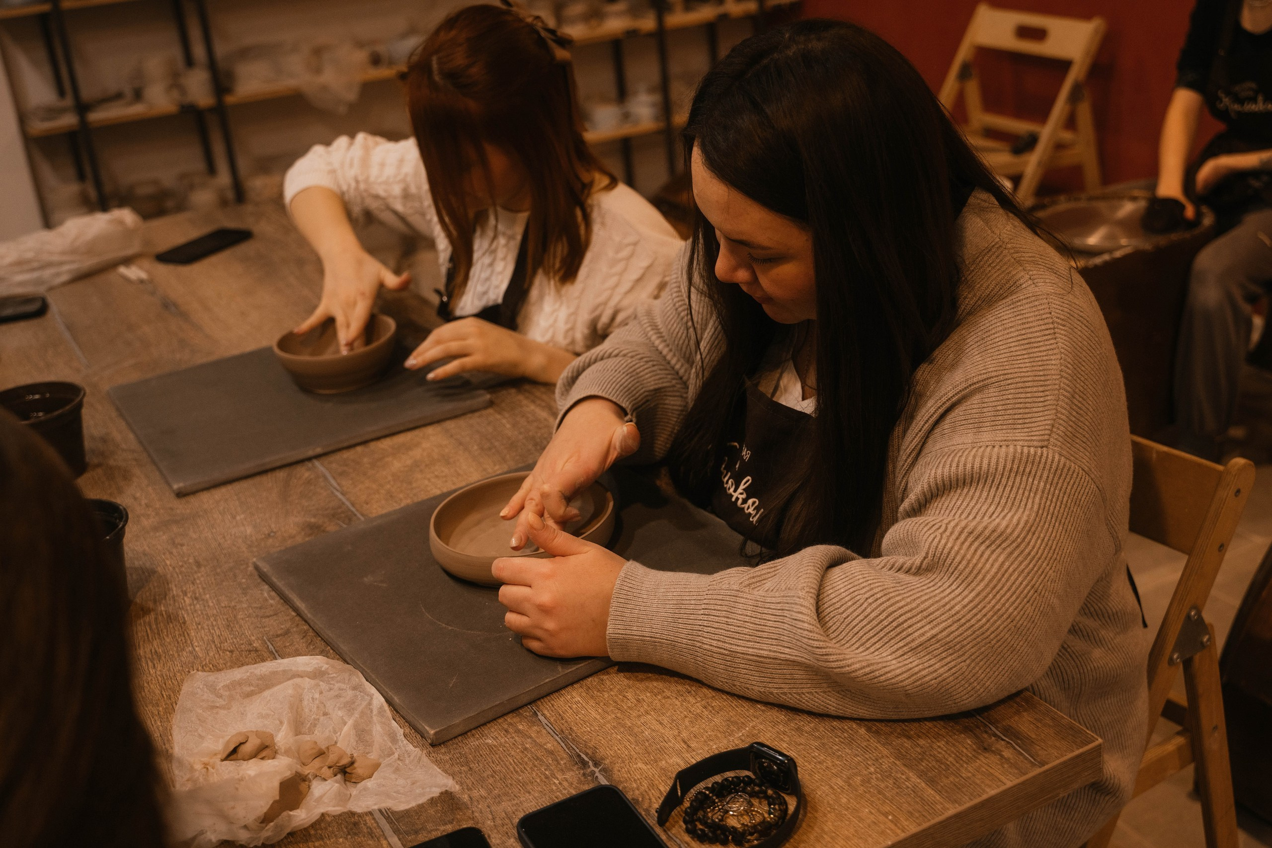 День рождения в гончарной мастерской. Свадебный, семейный фотограф в Рязани Лена Брант