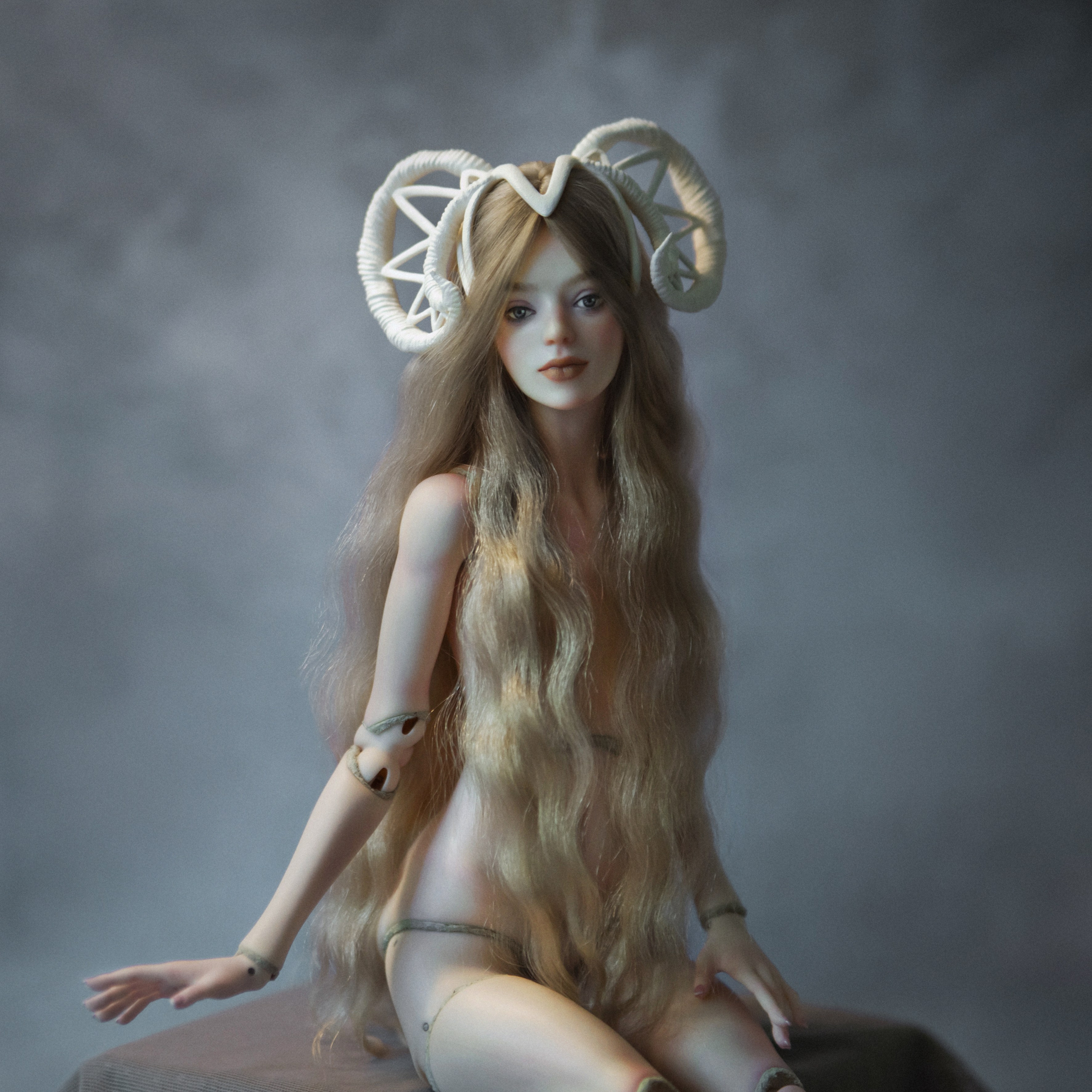 ГАЛЕРЕЯ. Авторские Шарнирные куклы и украшения из фарфора Алексаны Лавринчук