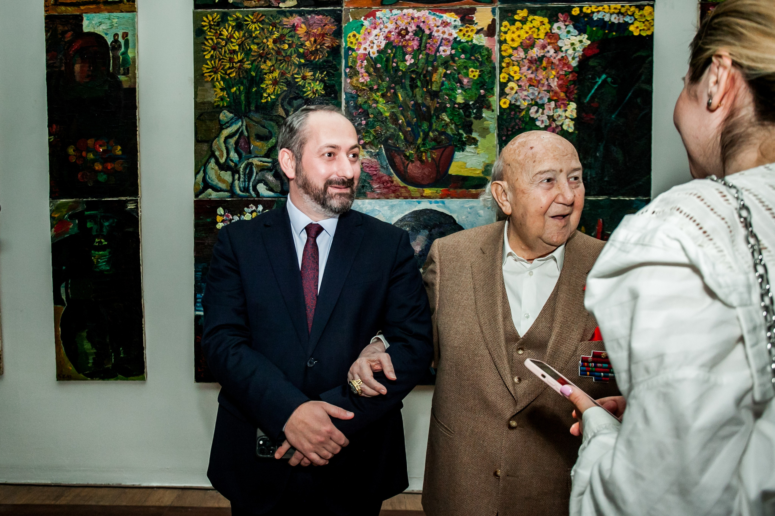 Открытие выставки Зураба Церетели. Art photographer Nino