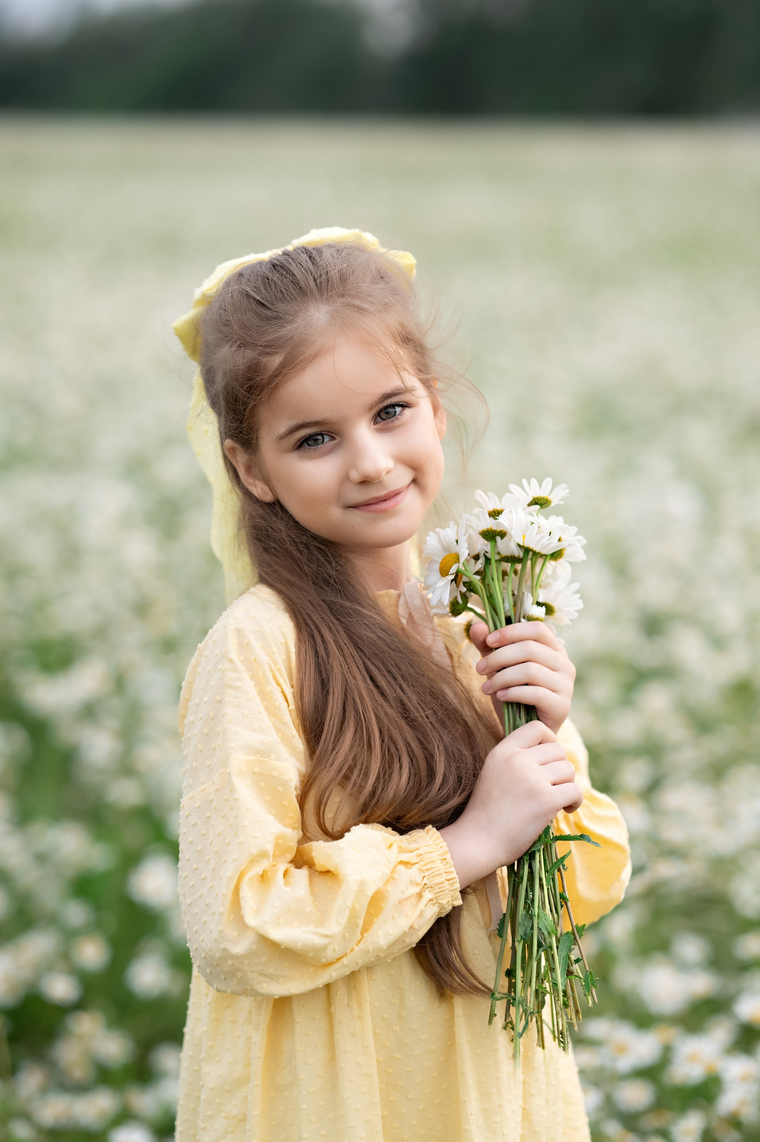 Ромашковое поле. Детский и семейный фотограф г. Москва Оксана Катаджи