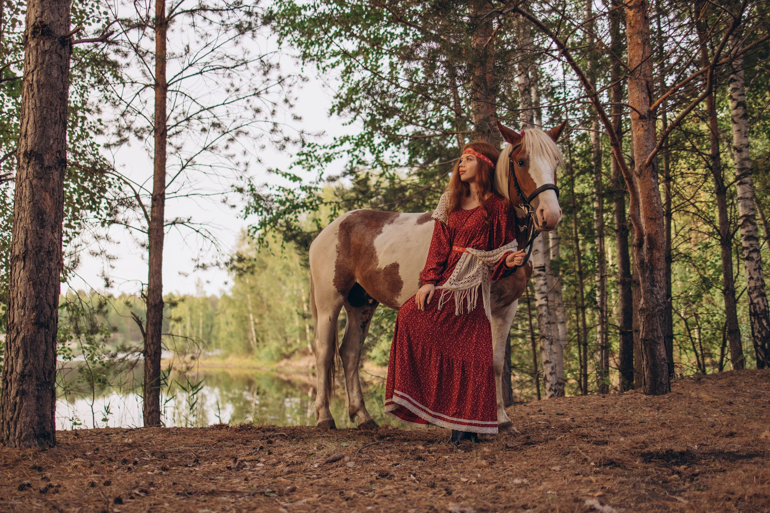 Фотоистория Кристина с лошадкой. Семейный и детский фотограф Оля в Тюмени