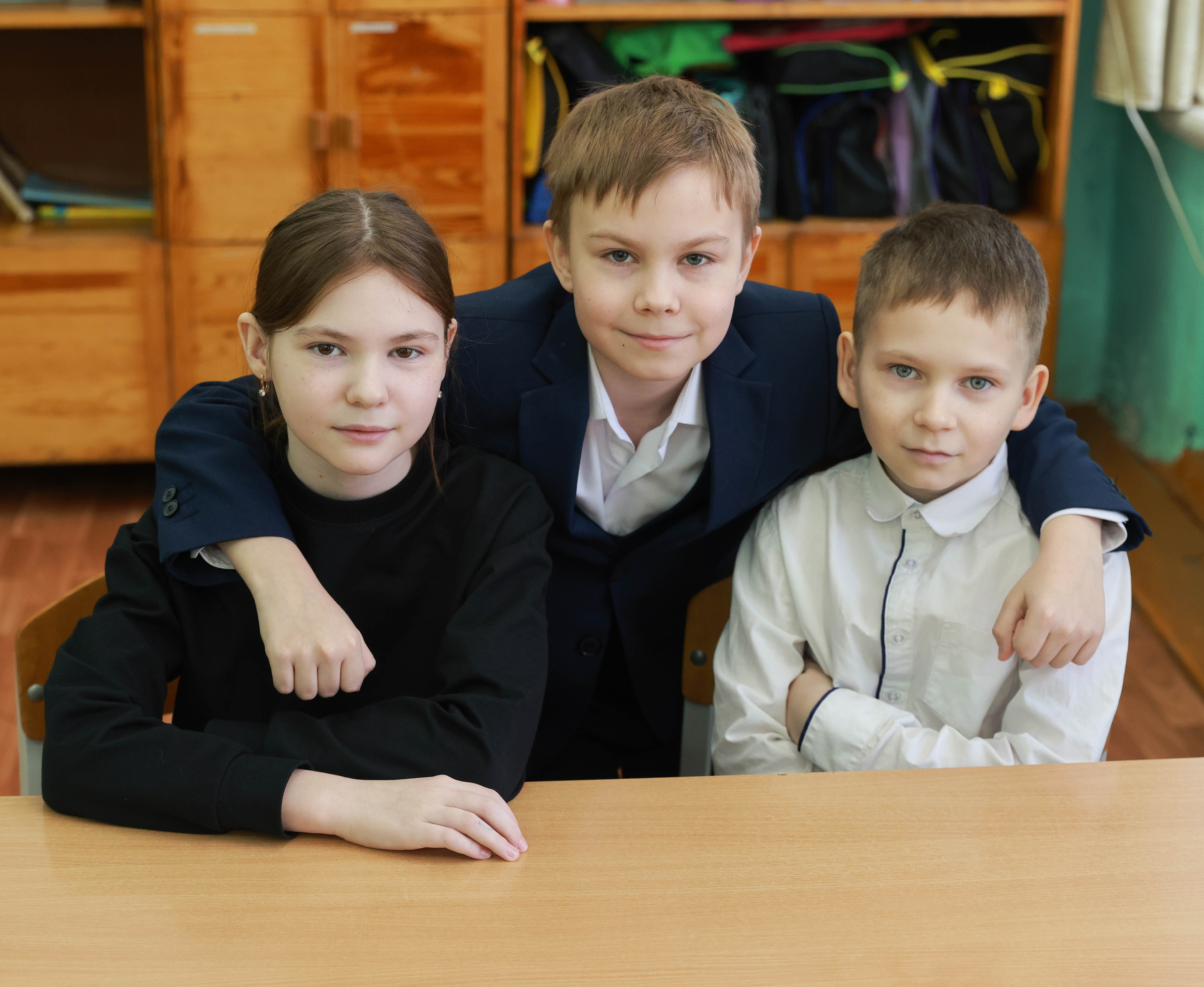 Школьники. Мультифотограф Динара Ахмедзянова