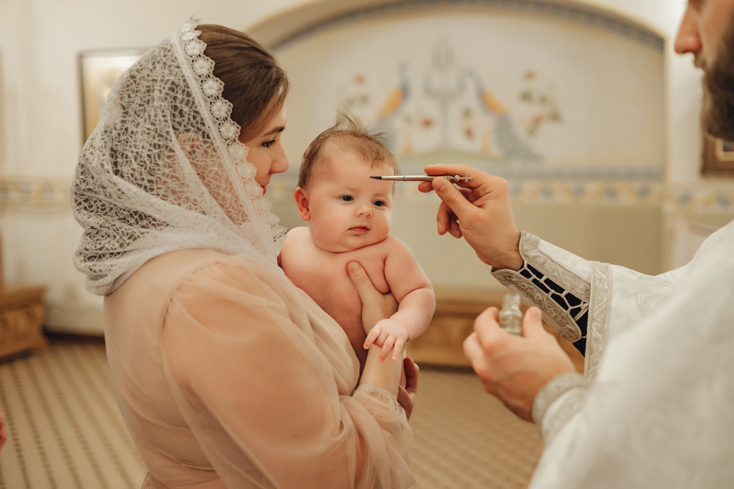 Крещение Анны. Свадебный и семейный фотограф Пушкин Царское Село СПБ Питер Санкт-Петербург и Рязань Ольга Козлова