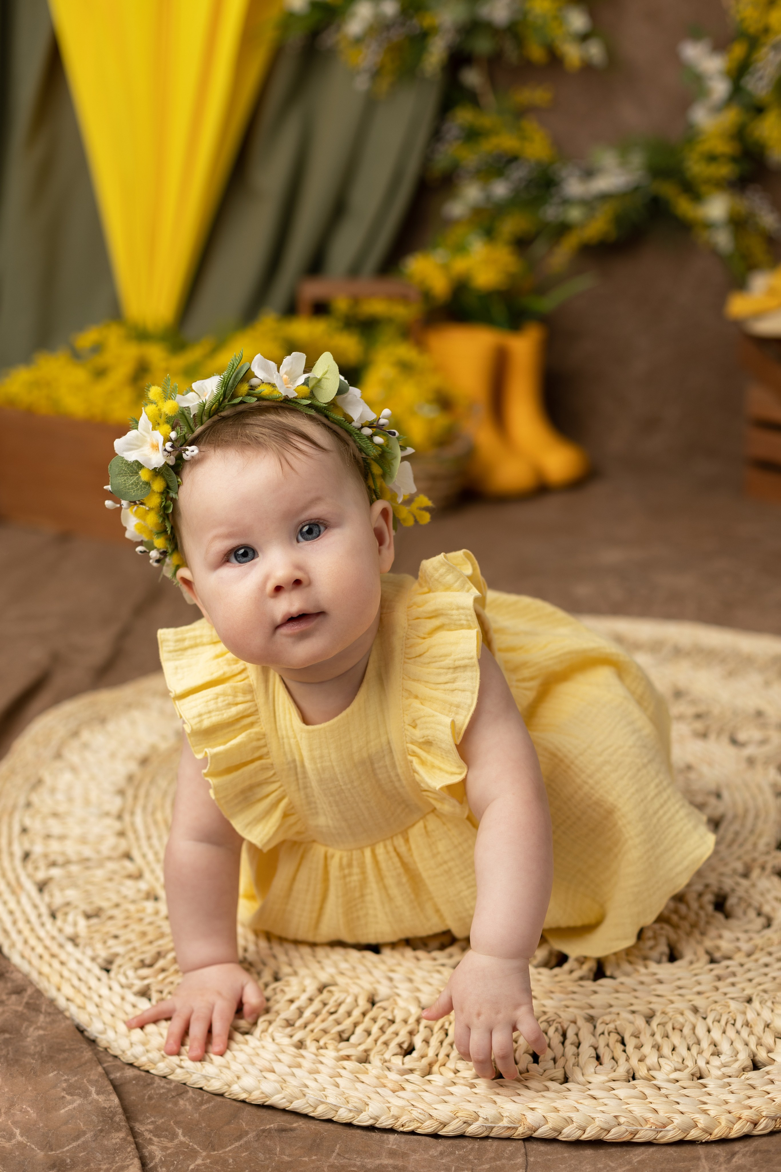 Весенний фотопроект для детей с рождения до года. Фотограф новорожденных, детский фотограф в г. Оренбурге Екатерина Козлова