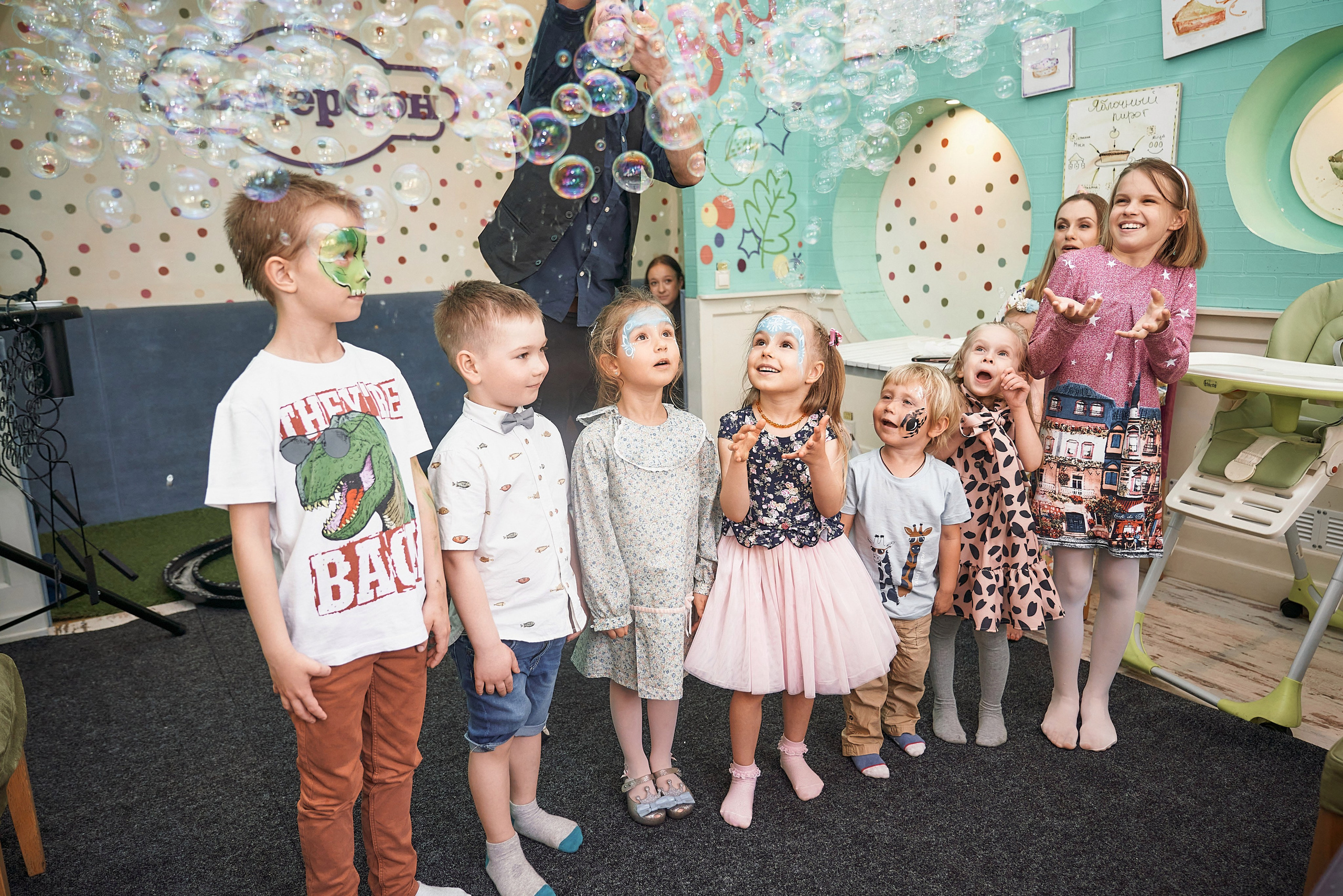 Детская Фотосессия в кафе Андерсон — день рожденье, 1 годик