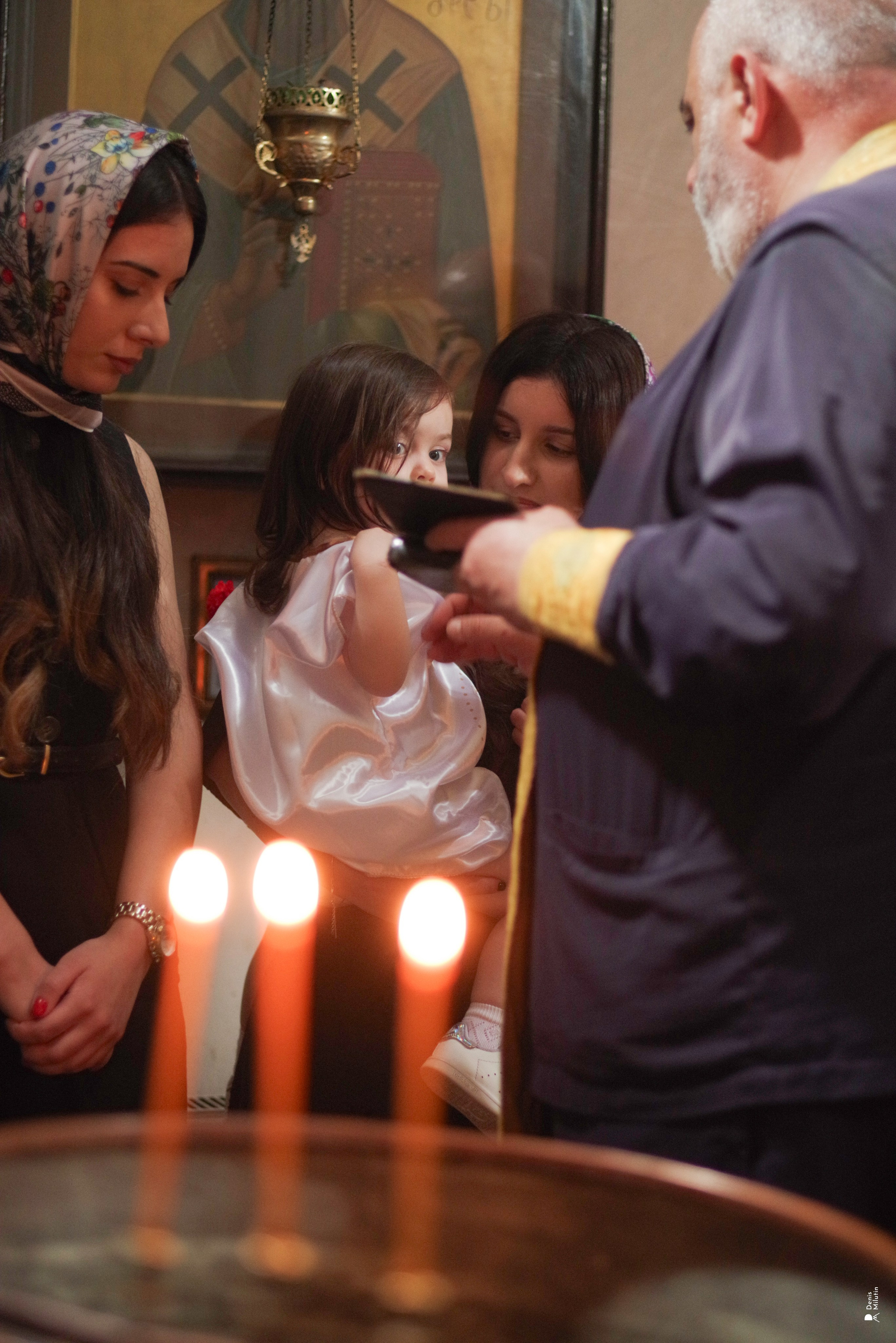 Крещение Сенаки. Портретный фотограф Денис Милютин