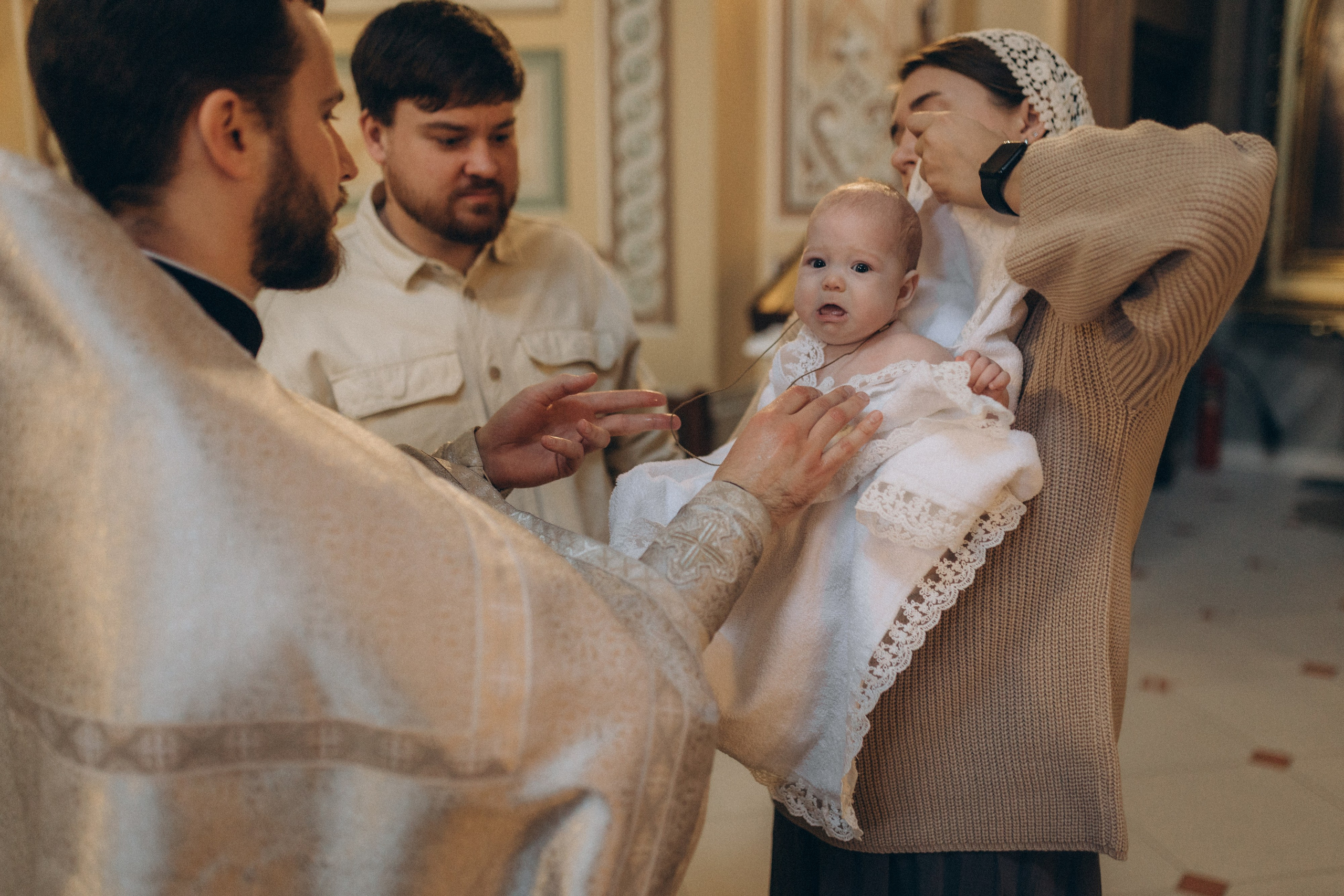 Крещение Анютки. Семейный фотограф и фотограф на роды в Ростове-на-Дону Мухина Виктория