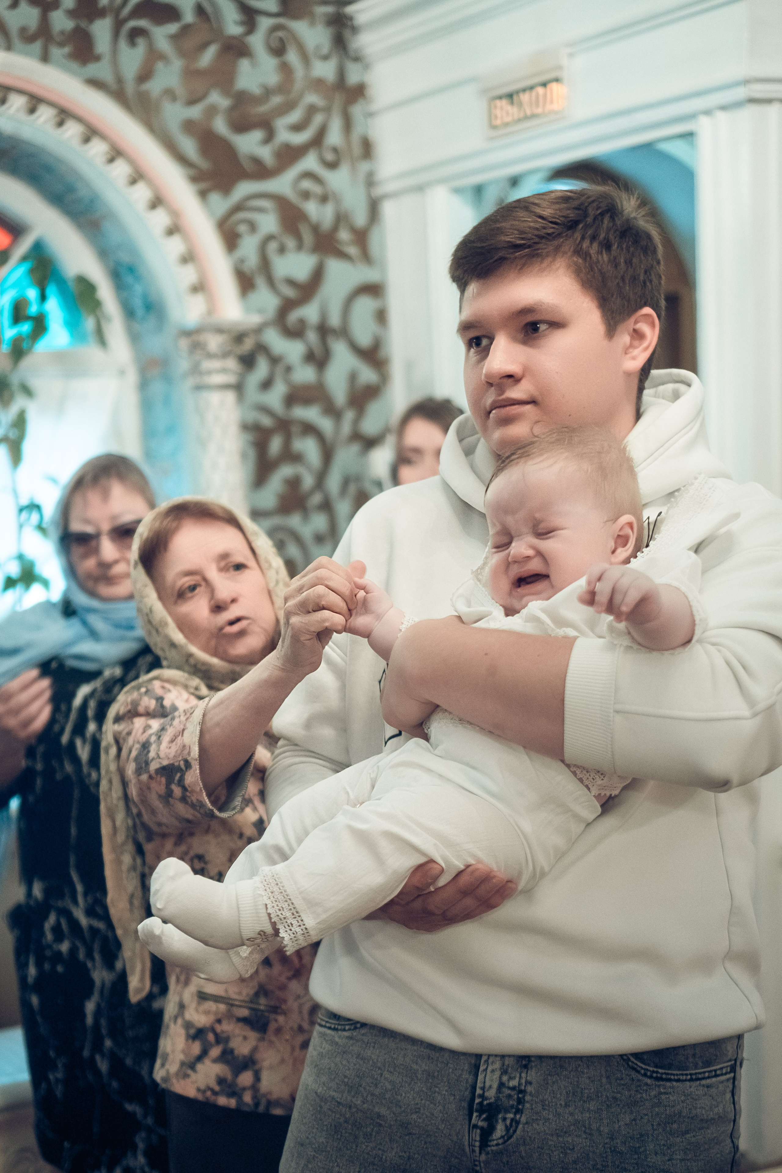 Таинство Крещения Артема, Ангелины и Адрианы