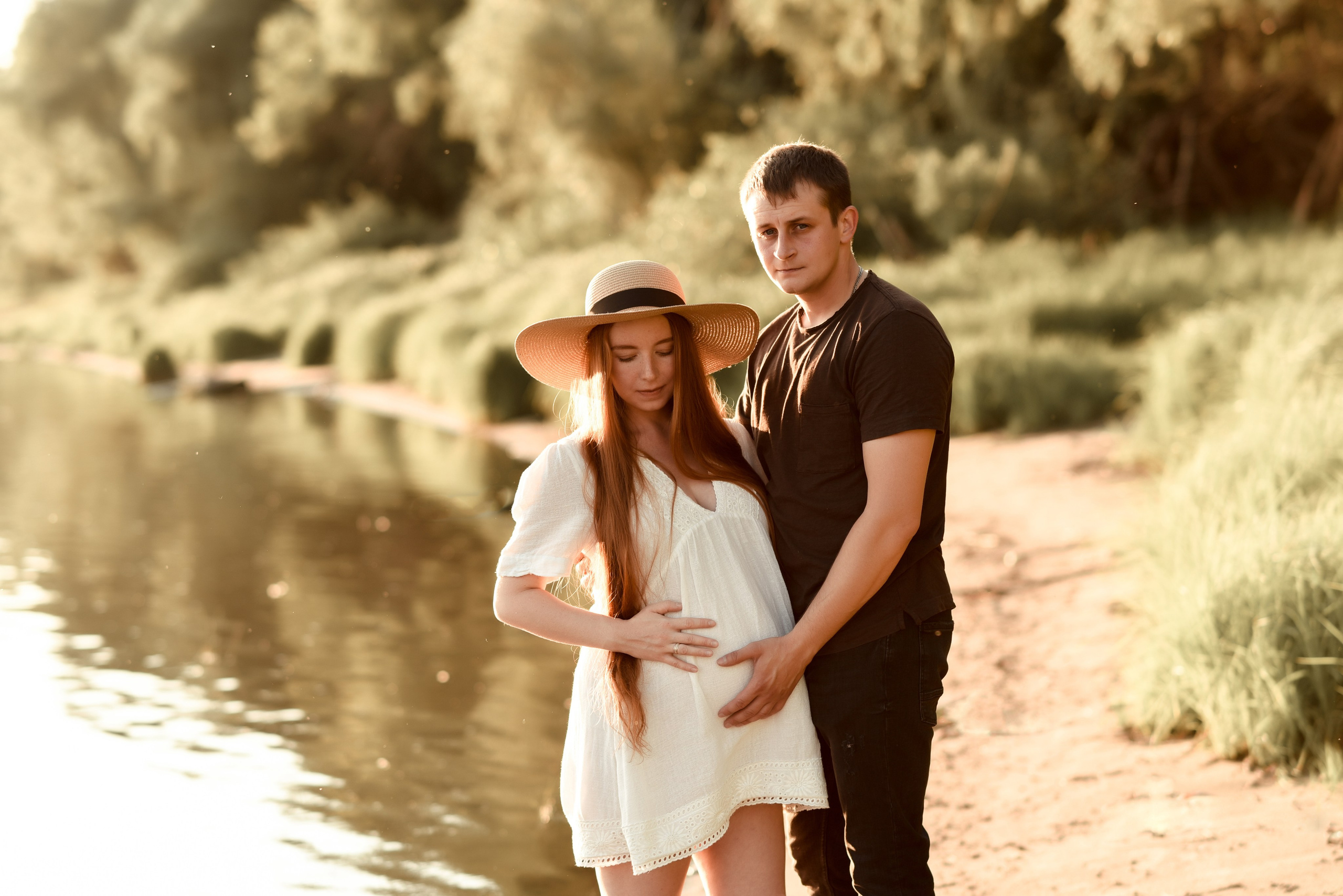 Фотосессия беременности на природе. Свадебный, семейный, детский, контент фотограф в Омске Максим Ильин