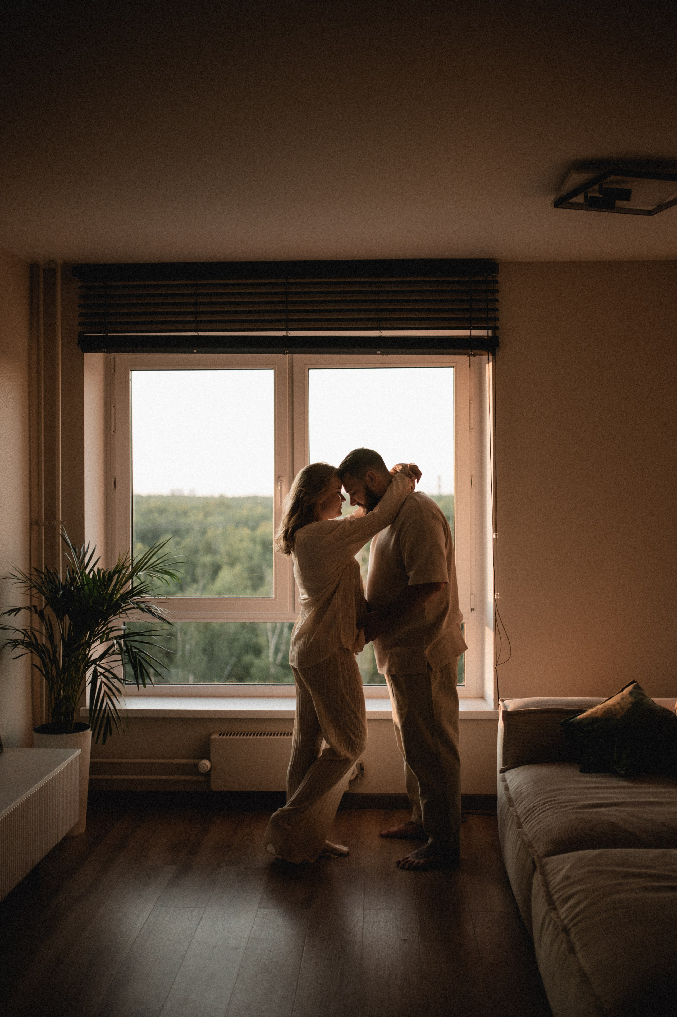 Домашняя фотосессия беременности. Семейная фотосессия Бутово Москва фотограф Алина Морщагина