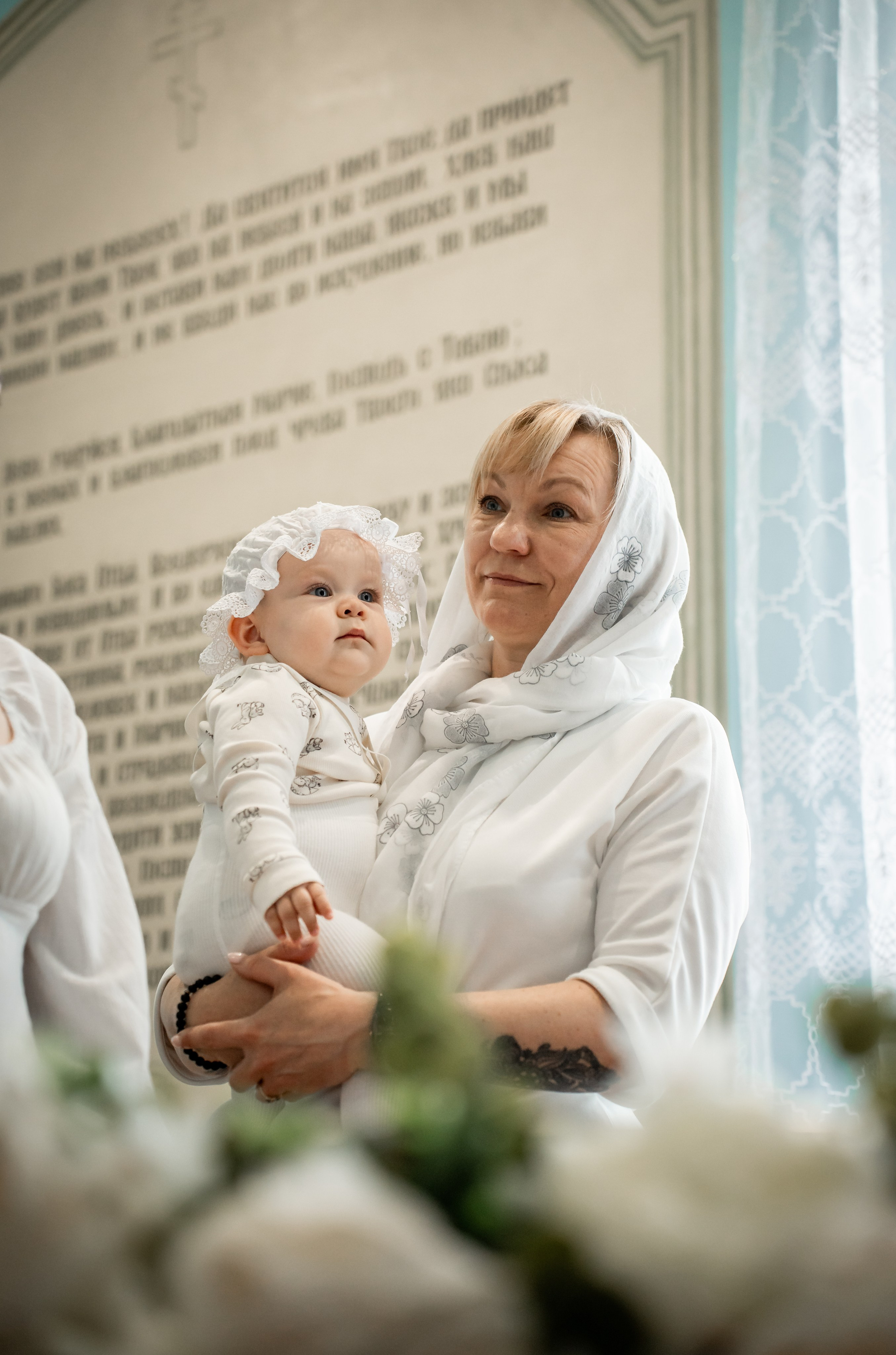 Крещение Таисии в г. Щекино храм в честь иконы Божией матери. Фотограф на Крещение Тула и Венчание в Туле, детский и семейный фотограф