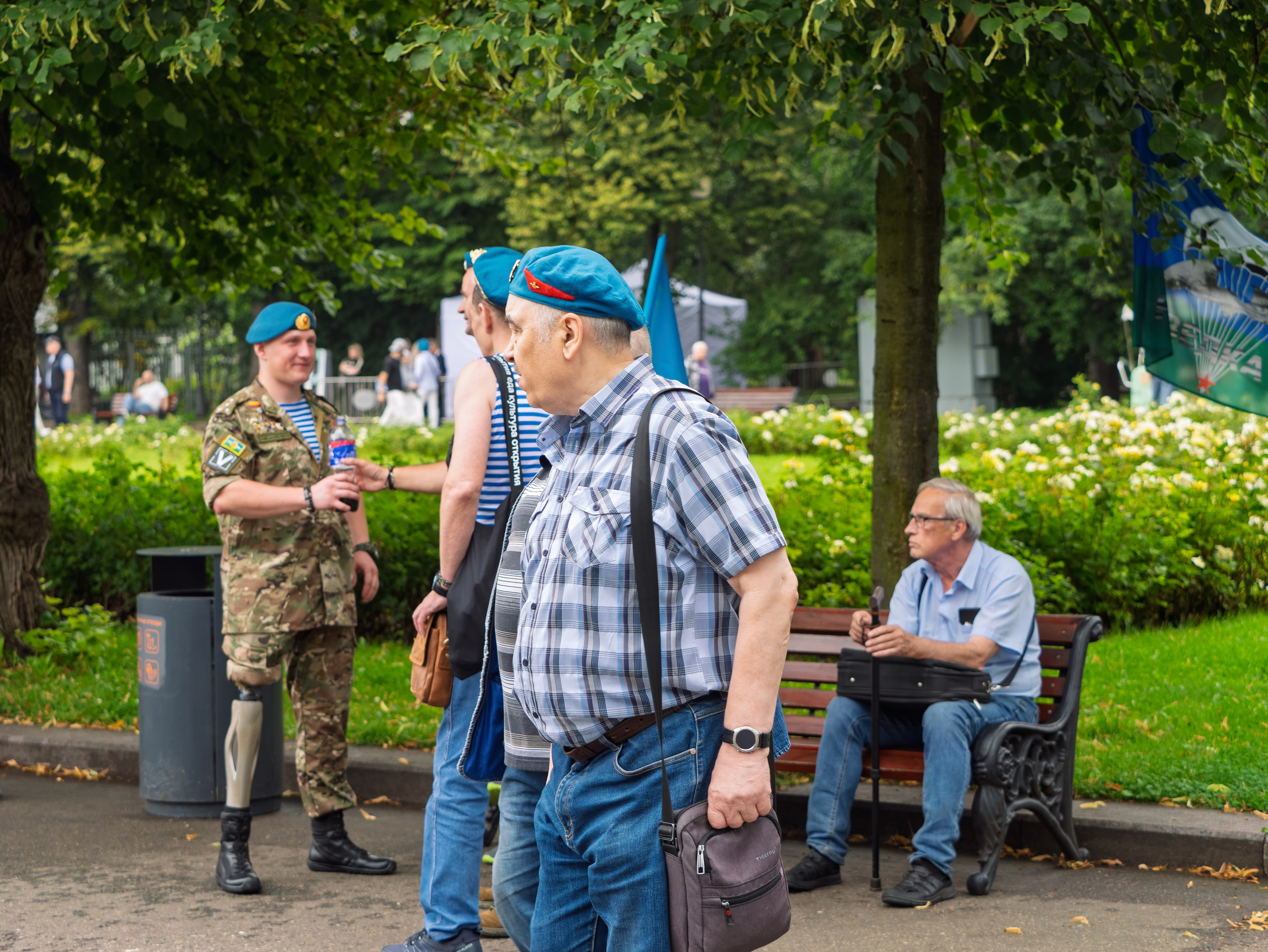 Празднование 95-летия ВДВ в парке горького 2 августа 2025 гола. Фотограф Никифоров-Гордеев Сергей. Москва и МО