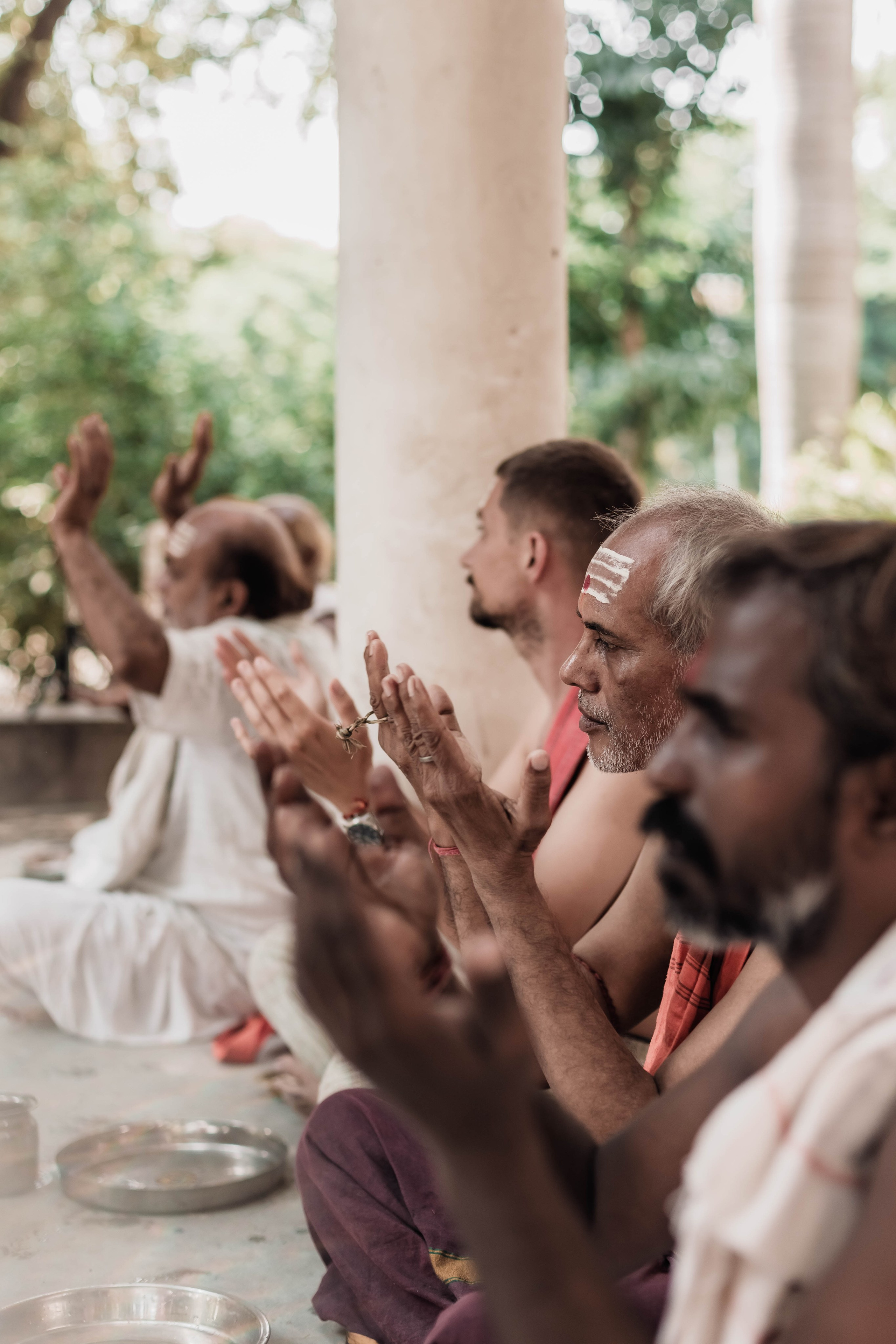 Pitri Paksha yagyas & poojas Devraha Baba ji ashram. Mariam Bagdasaryan