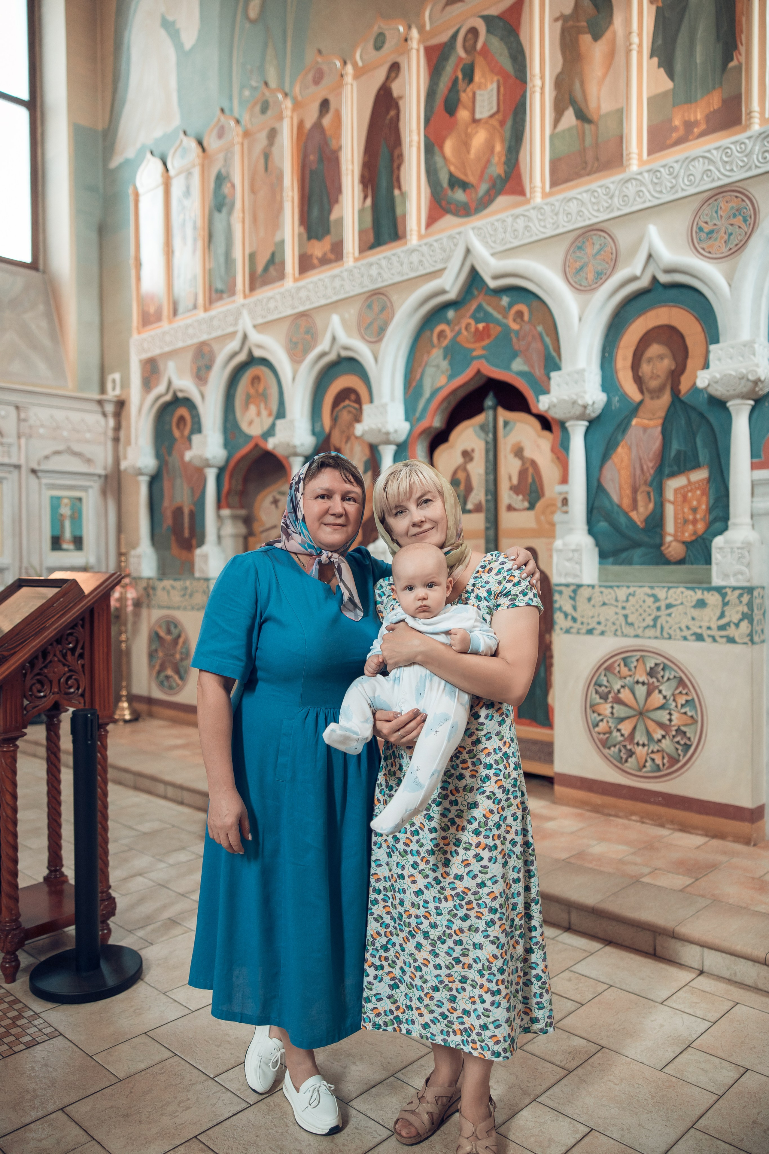 Таинство Крещения Василия. Храм в честь иконы «Всецарица». Семейный фотограф в Рязани и Рязанской области