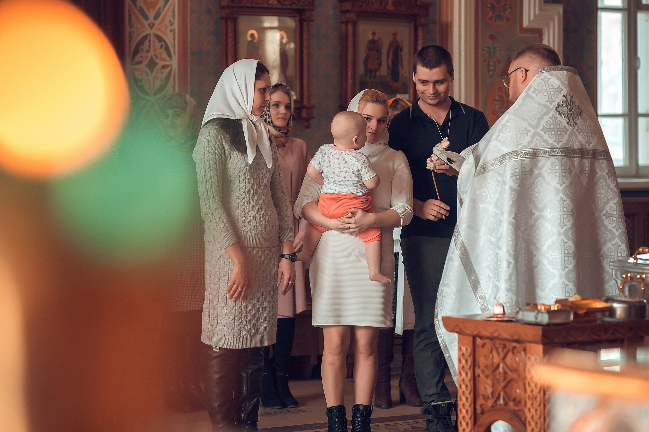 Крещение Дарины. Фотограф на Крещение и Венчание в Красноярске Рамазанова Юлия