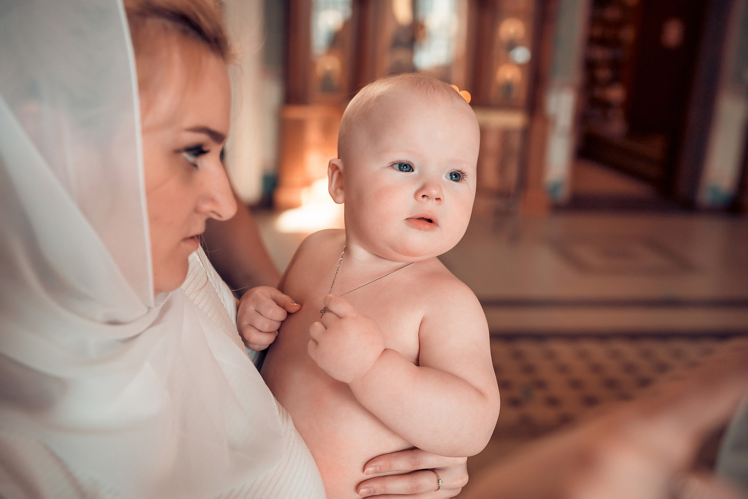 Крещение Дарины. Фотограф на Крещение и Венчание в Красноярске Рамазанова Юлия
