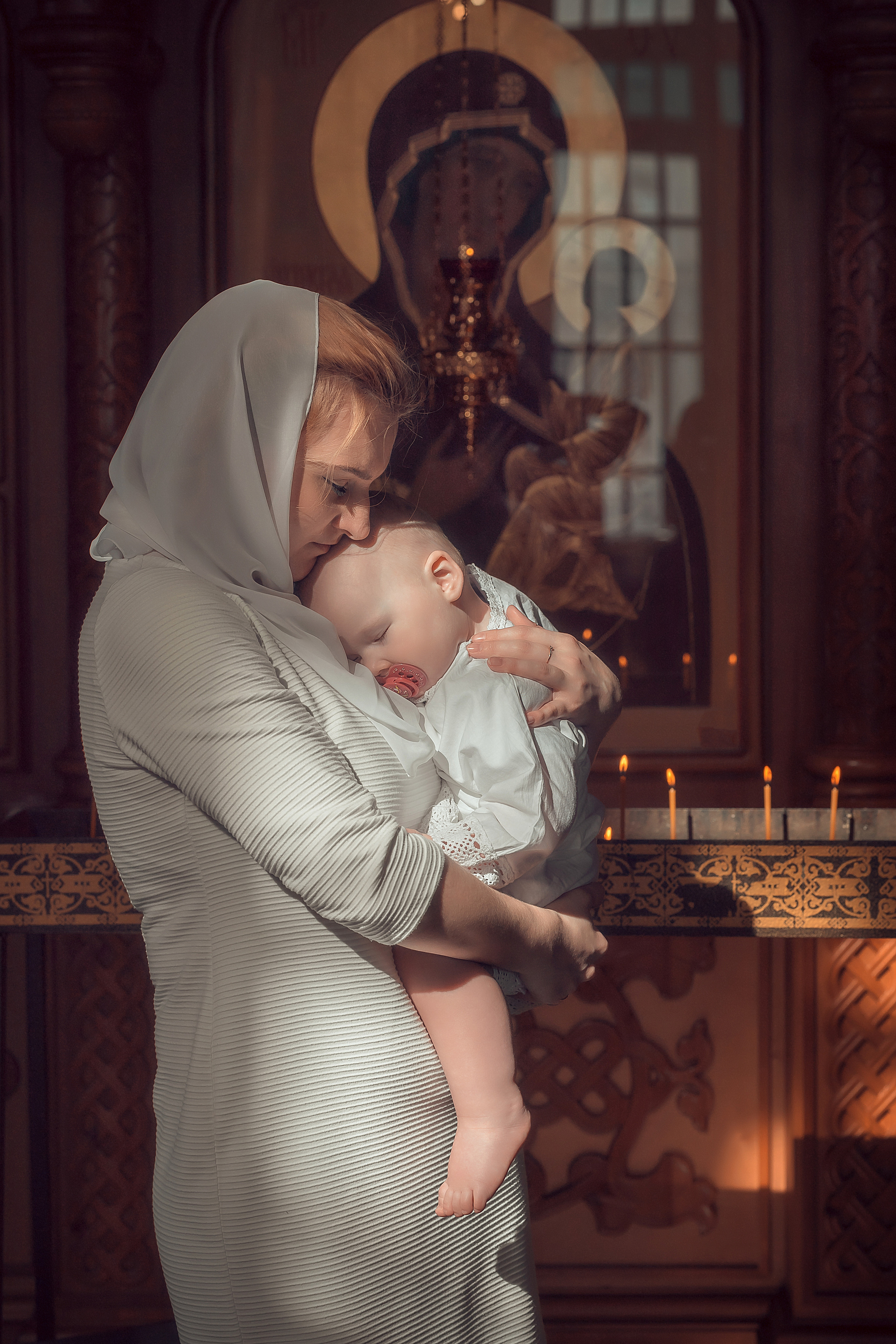 Крещение Дарины. Фотограф на Крещение и Венчание в Красноярске Рамазанова Юлия