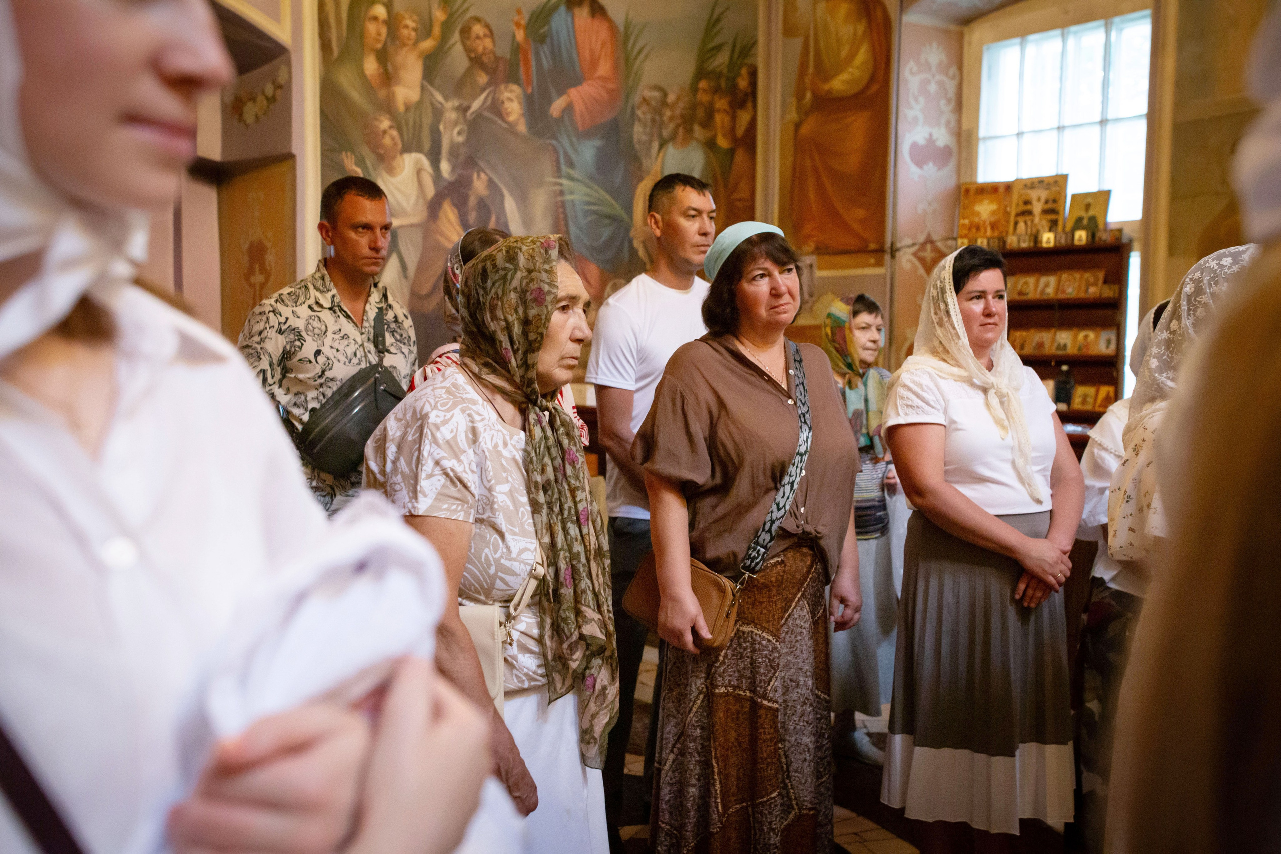 Крещение Амелии. Храм Рождества Христова в с. Михалево. Семейный и детский фотограф Анна Петракова