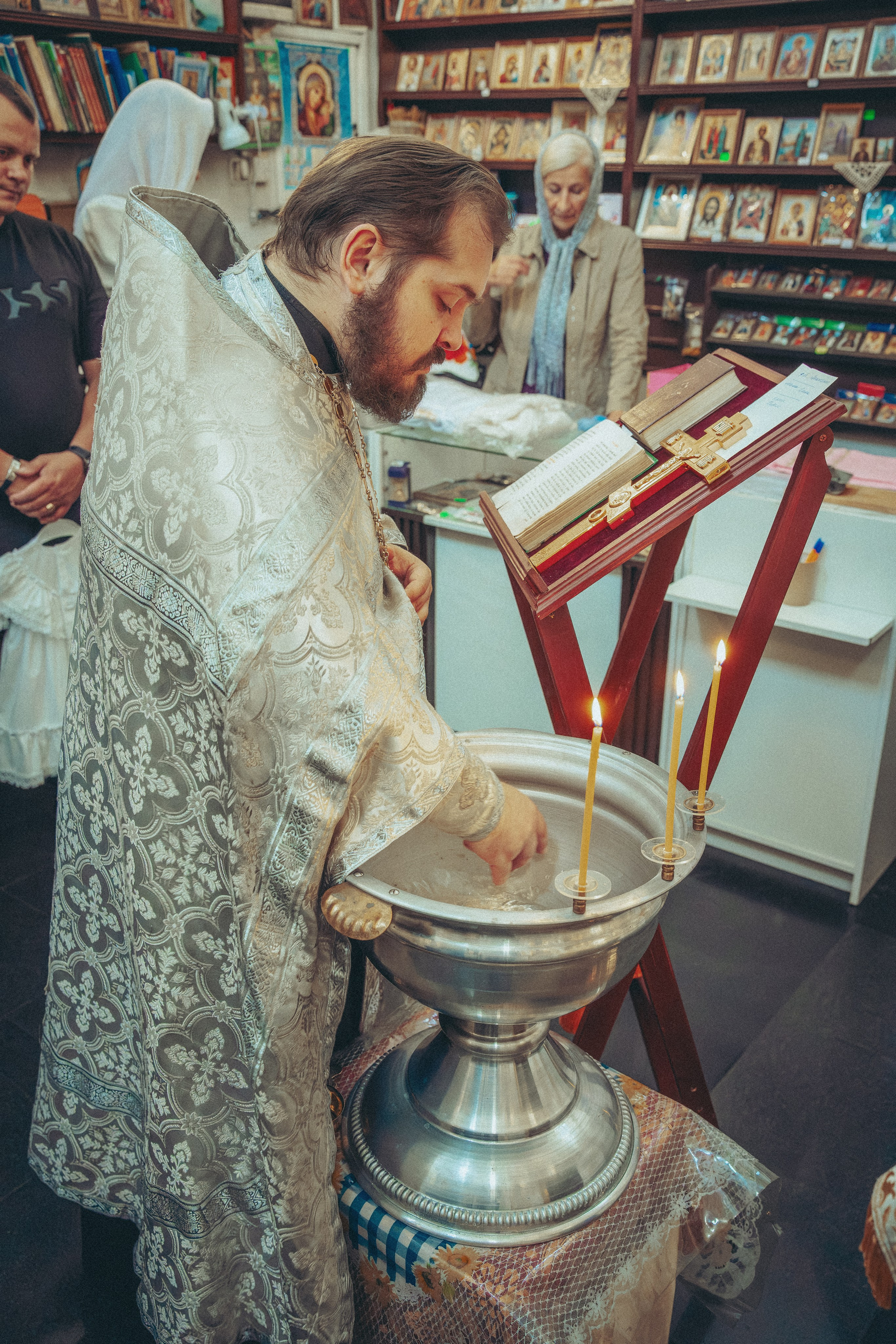 Крещение Анастасии в храме Михаила Тверского. Фотограф Евгений Егоров