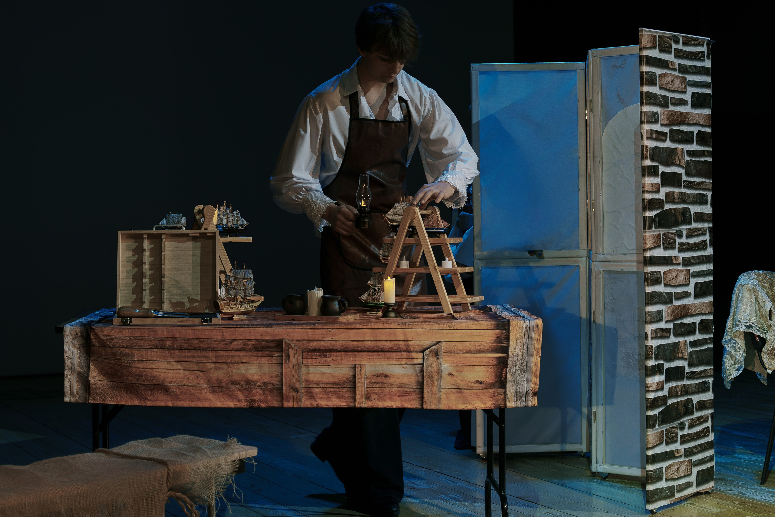 Спектакль «Алые паруса» в постановке театральной студии «Волшебный мир театра». Фотограф Евгений Егоров